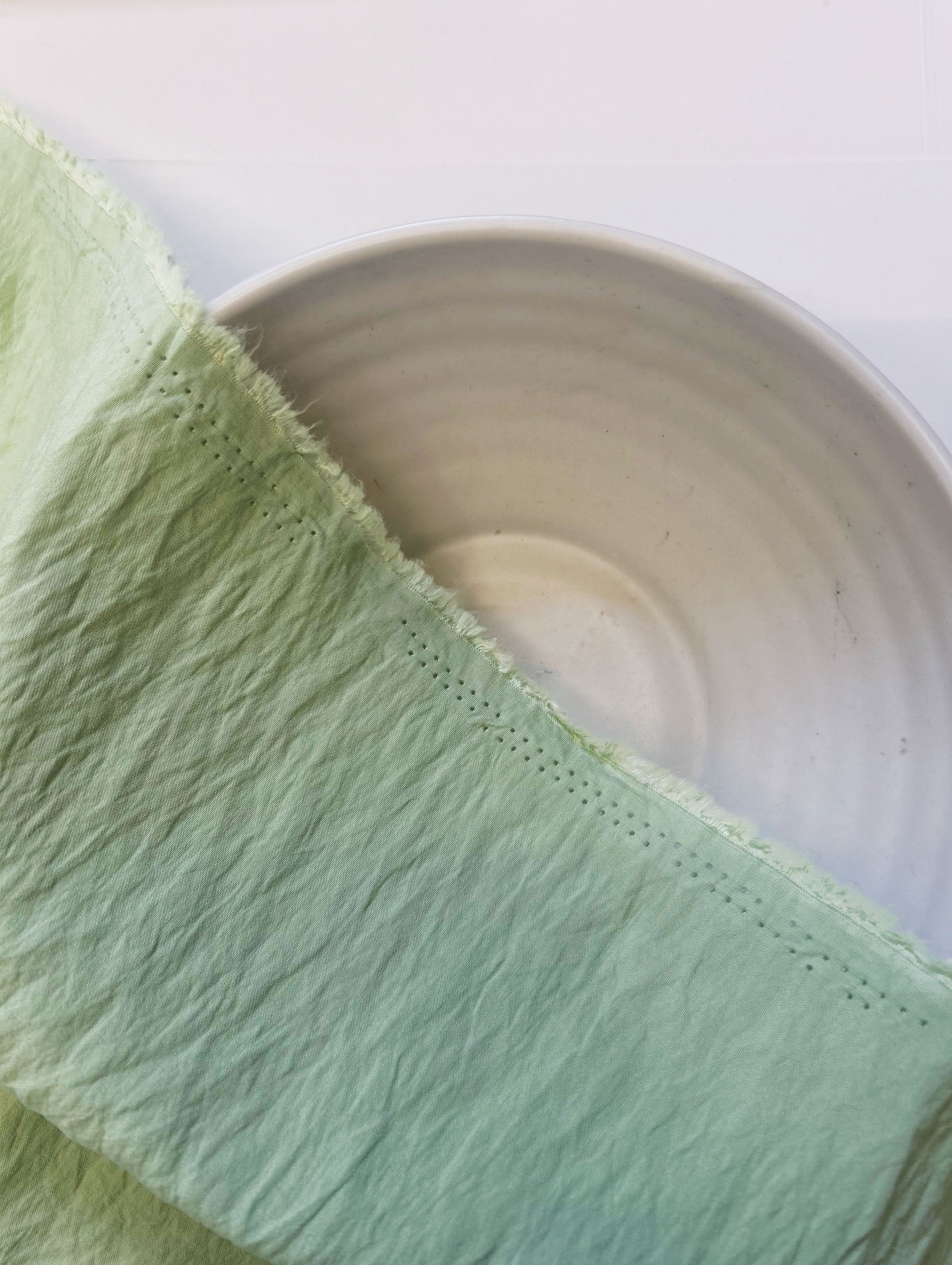 Green Poly Mill Dyed Fabric 57"