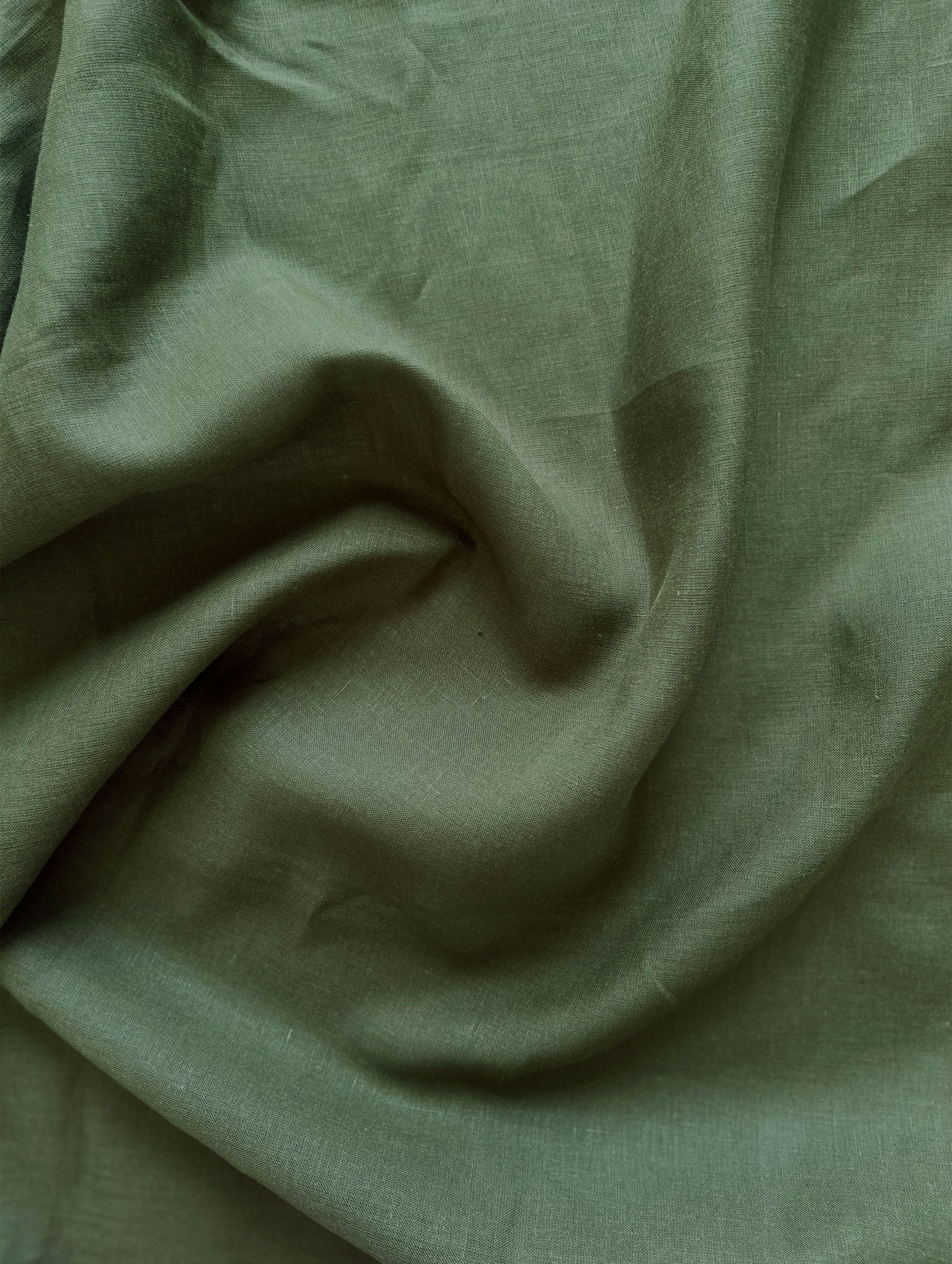 60 Lea Pure Linen Mill Dyed Fabric 58"