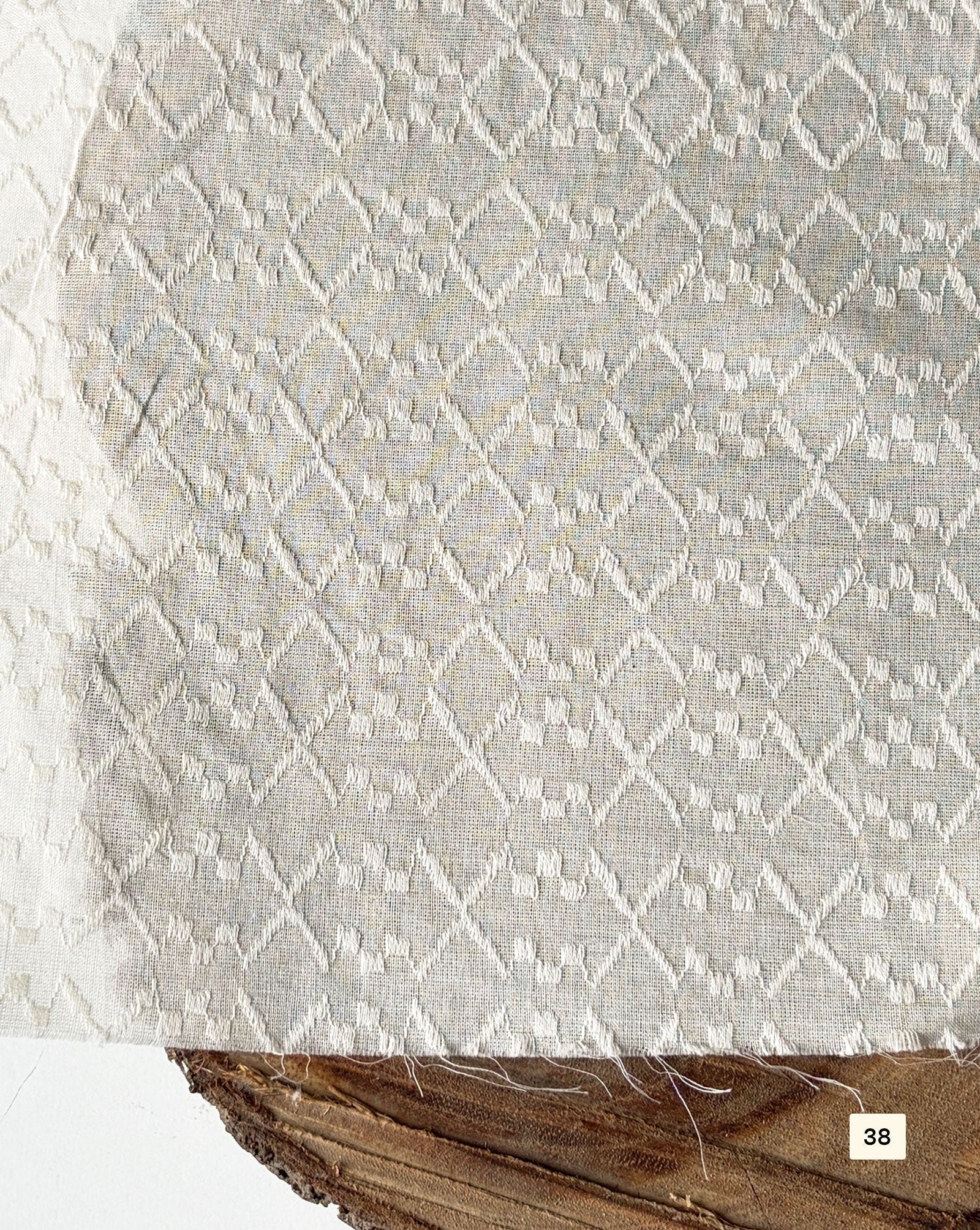Greige Cotton Dobby fabric 48"