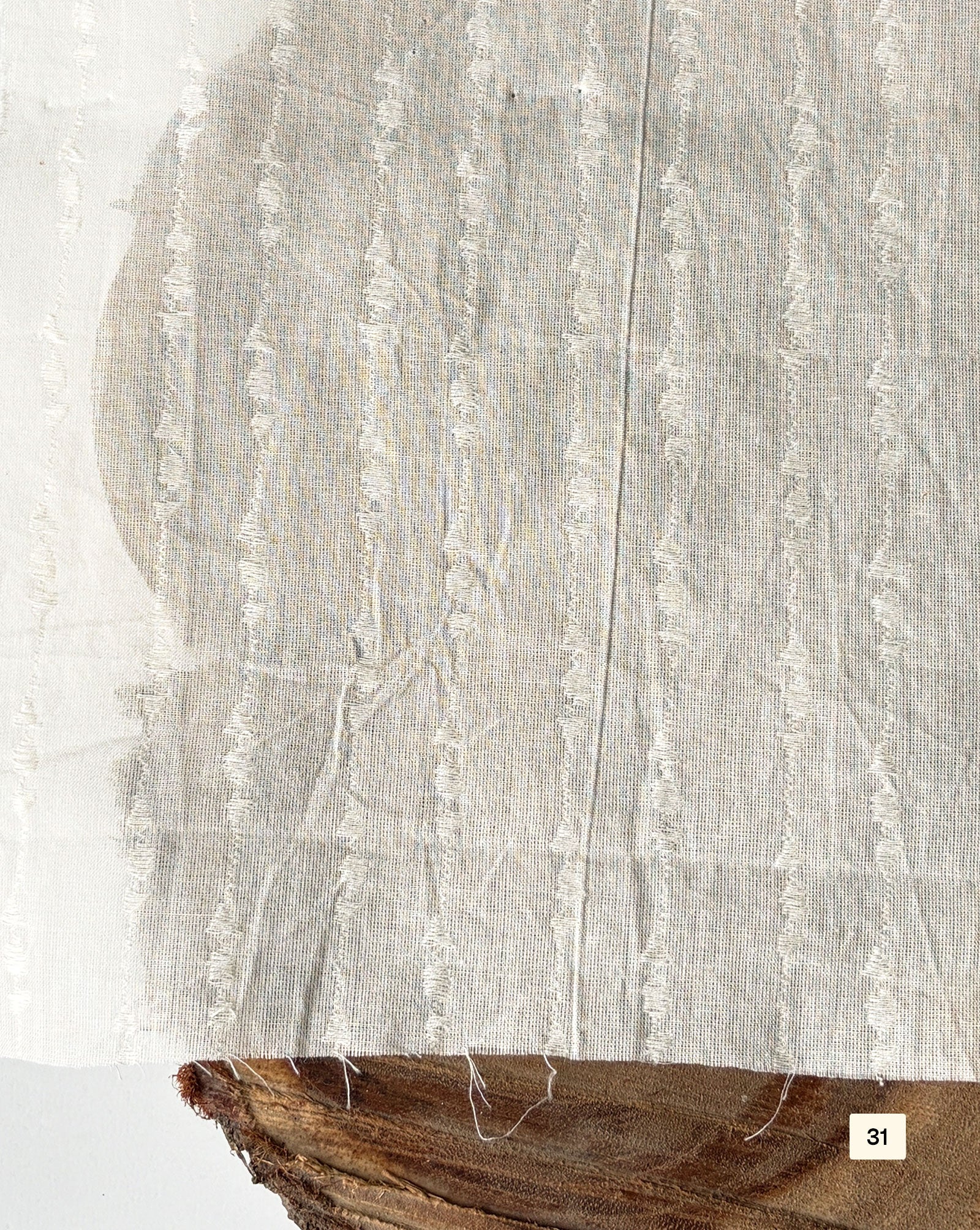 Greige Cotton Dobby fabric 48"