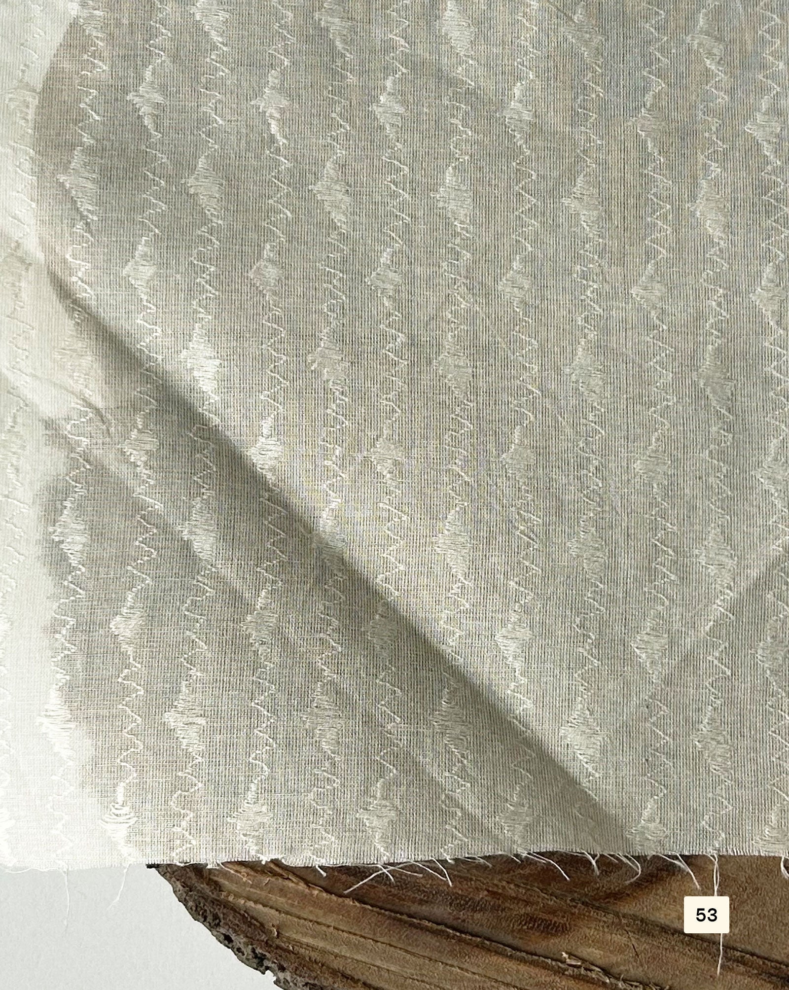 Greige Cotton Dobby fabric 48"