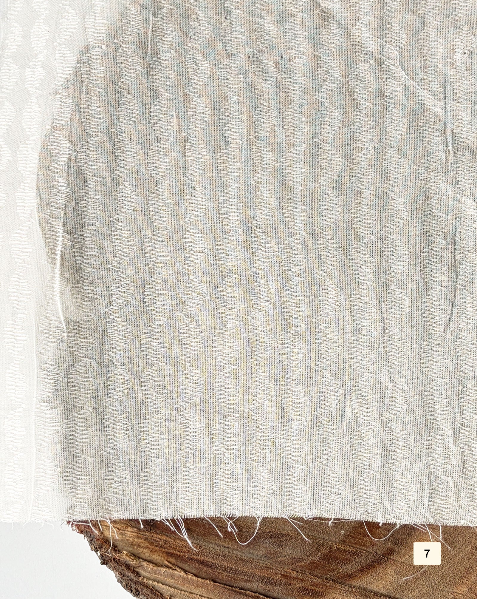 Greige Cotton Dobby fabric 48"