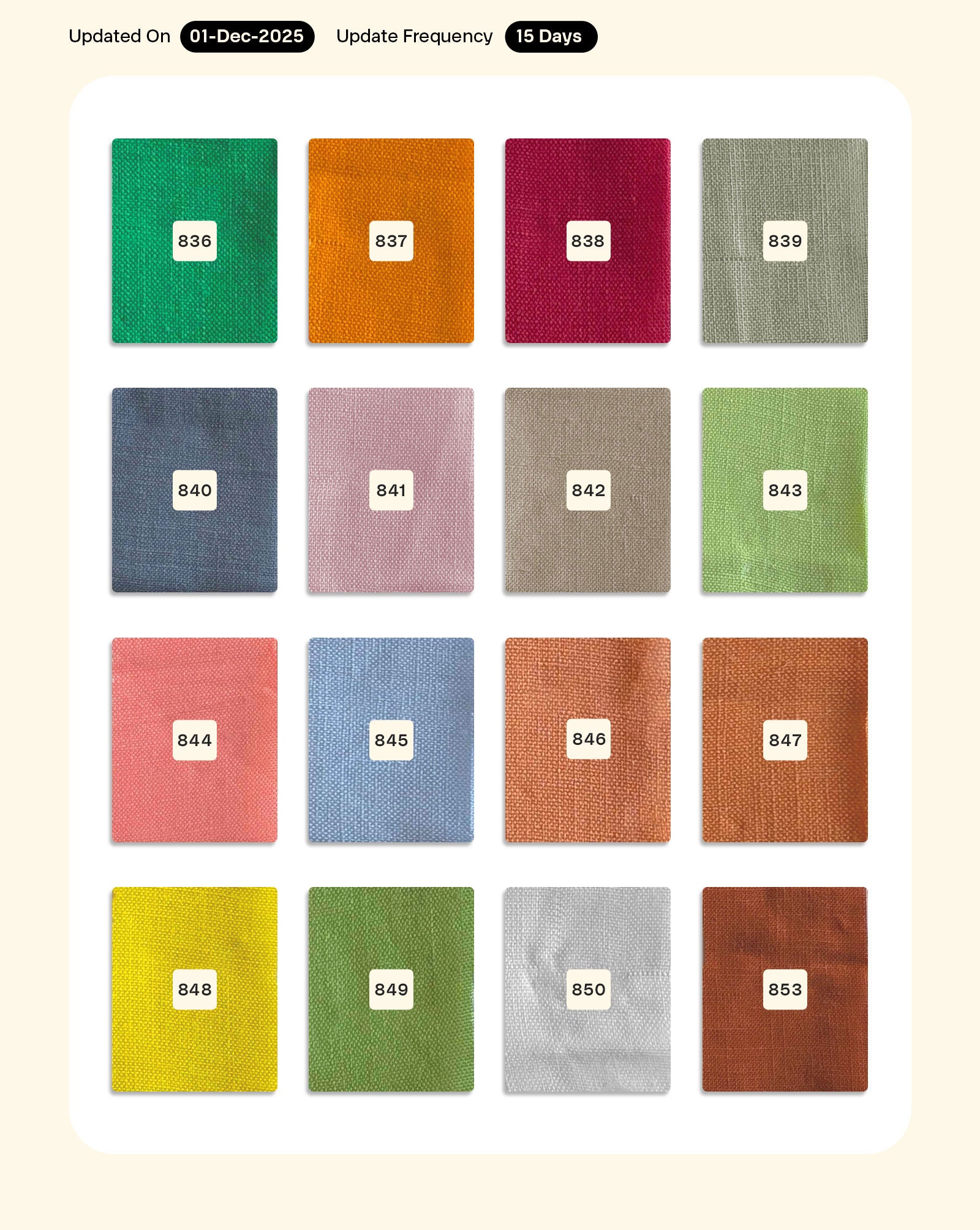 Poly Double Sided Slub Mill Dyed Fabric (Magic Slub) - 11 kg