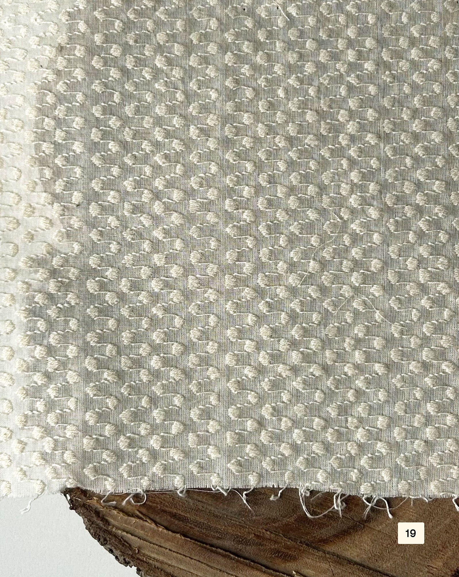 Greige Cotton Dobby fabric 48"