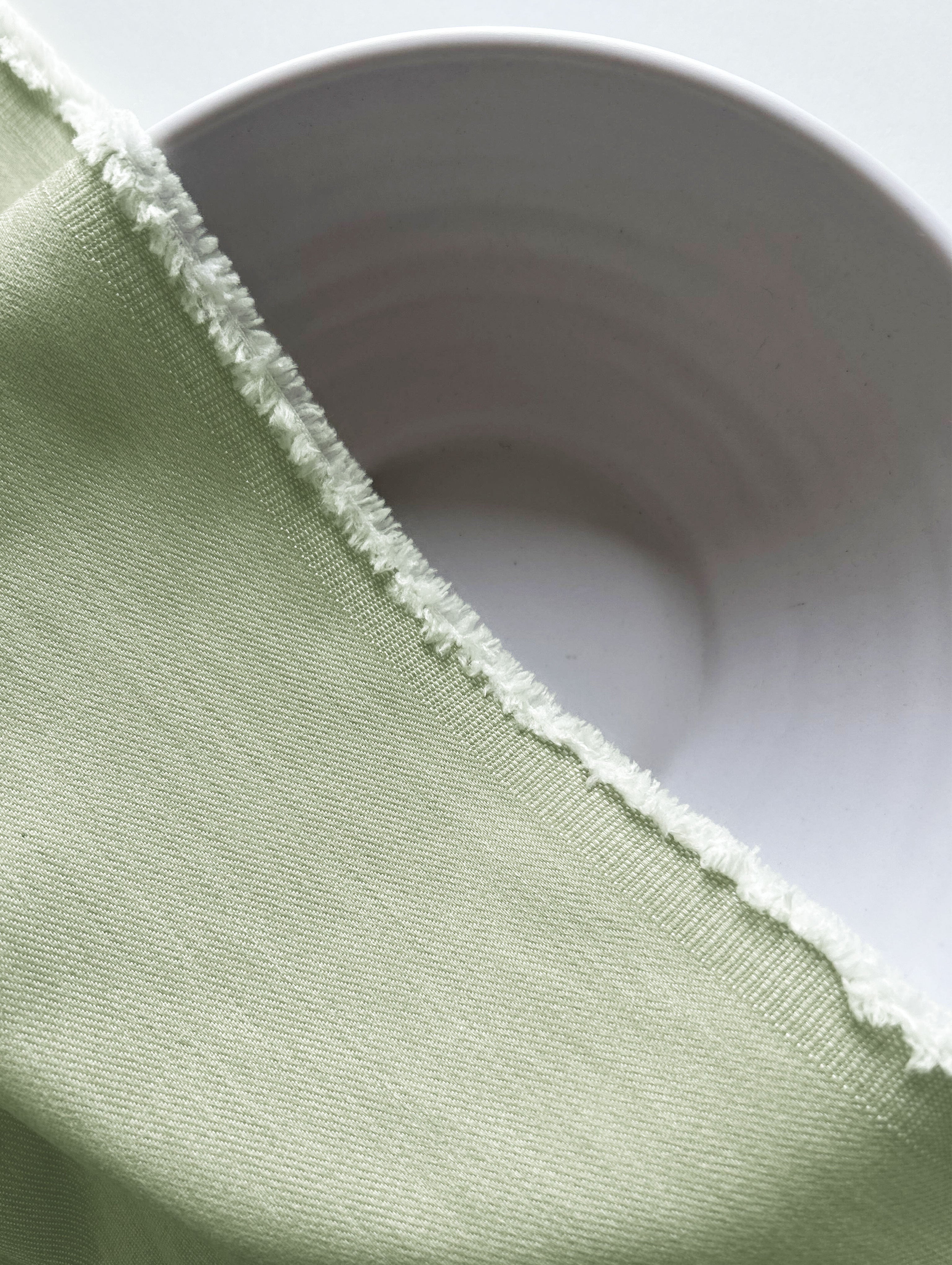 Green Cotton Denim Yarn Dyed Fabric 62"
