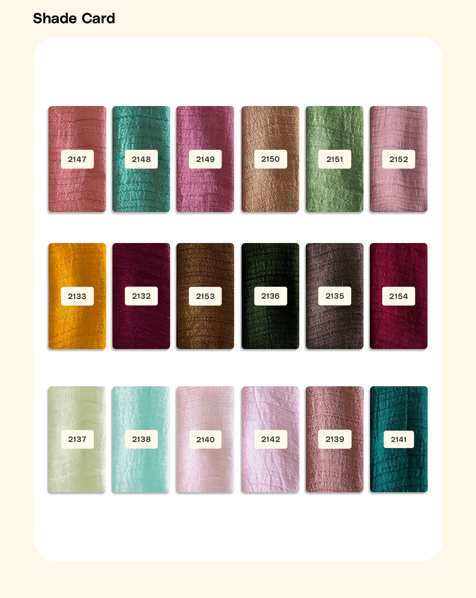 Poly Slub Satin Fabric - 11.5 kg
