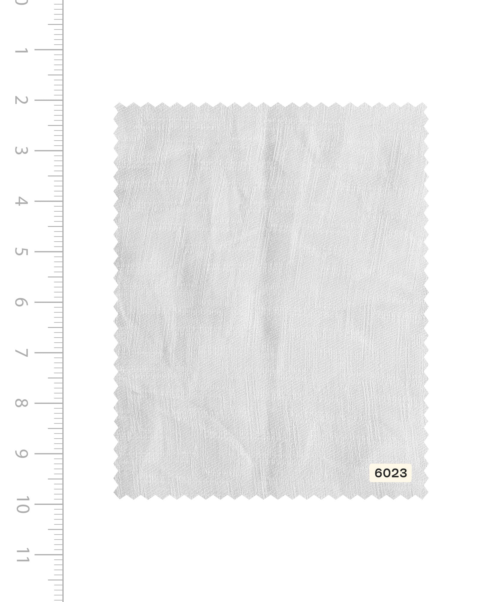 White 60 Lea Pure Jacquard Linen Fabric 58"