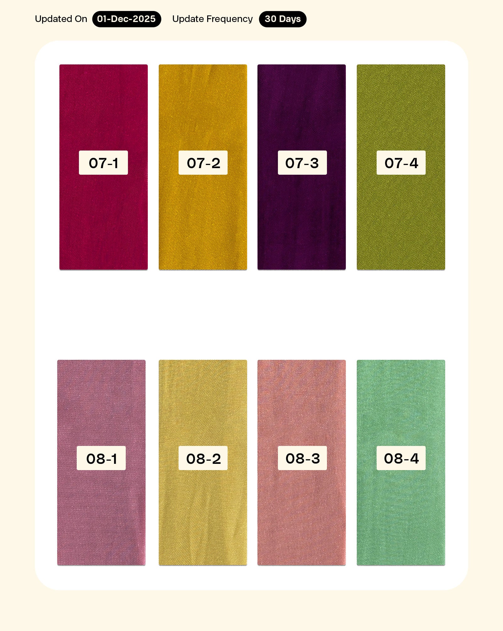 Viscose Organza Mill Dyed Fabric 5.5 kg