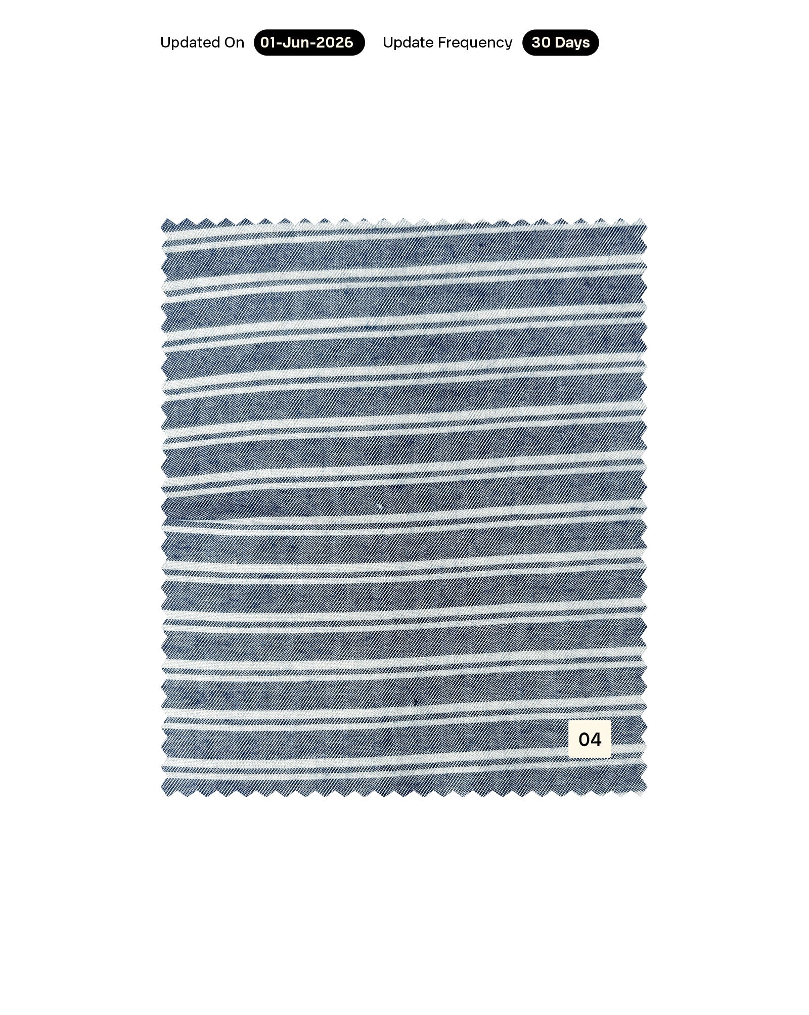 Modal Chambry Double Stripe Yarn Dyed Fabric 58"