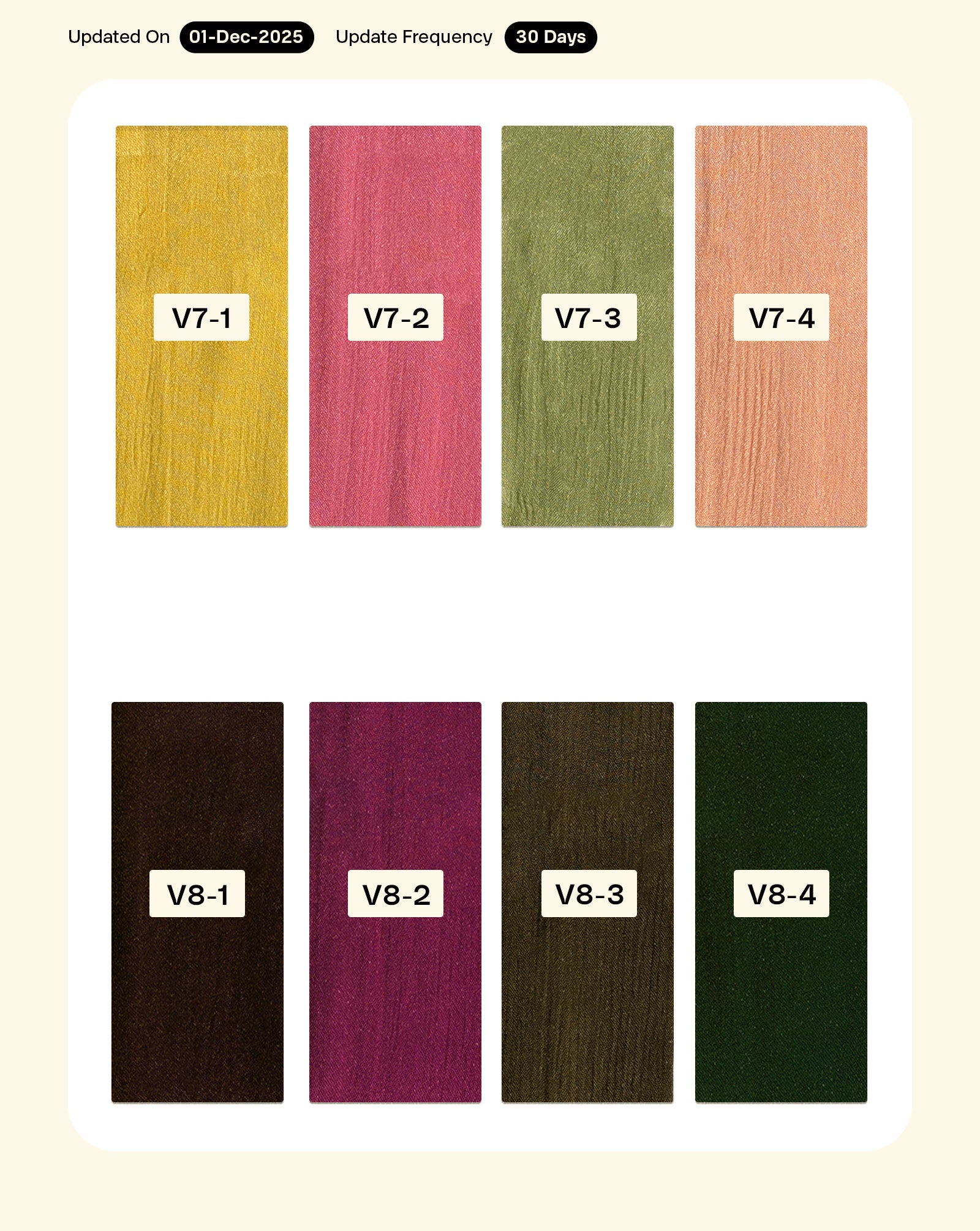 Viscose Chinnon Chiffon Mill Dyed Fabric 42" - 6 kg