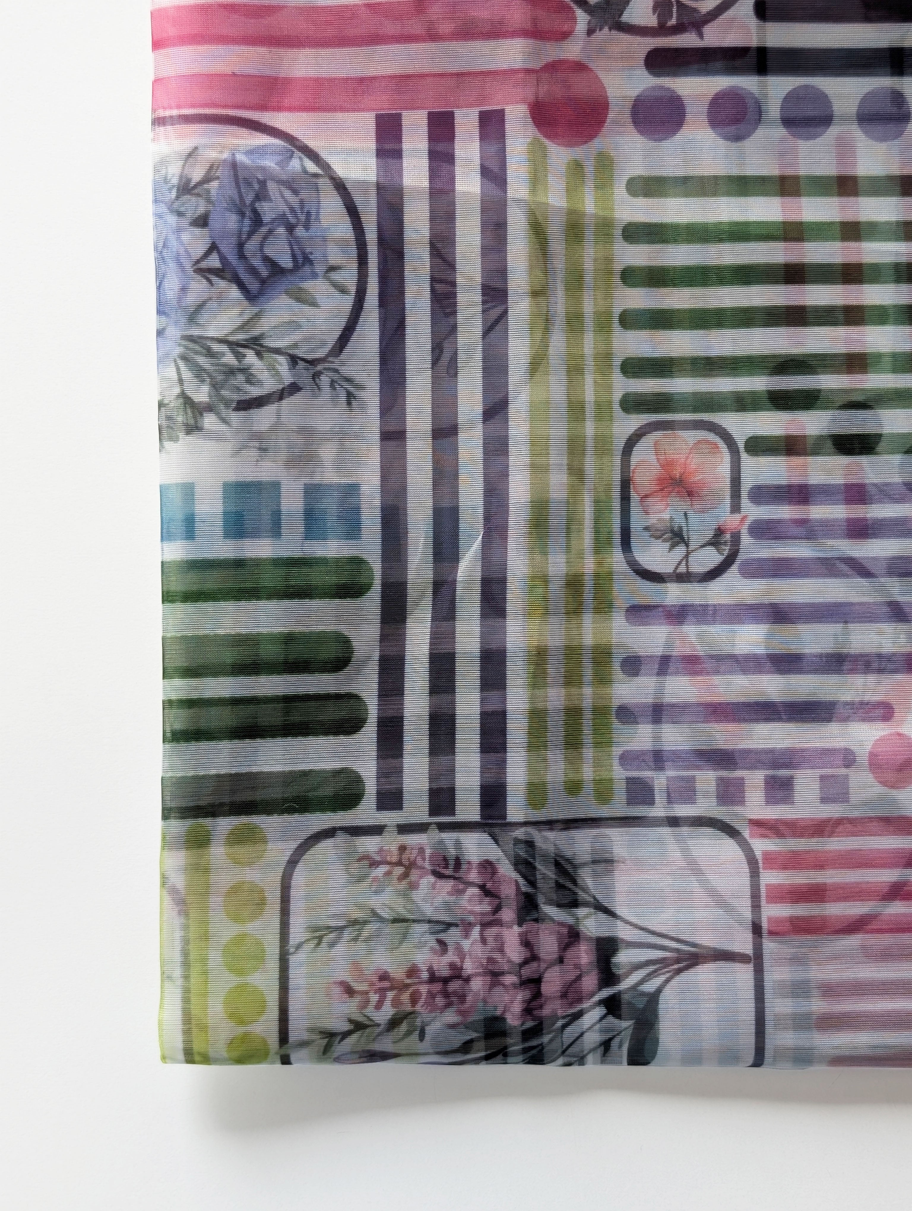 Digital Print Poly Organza Fabrics