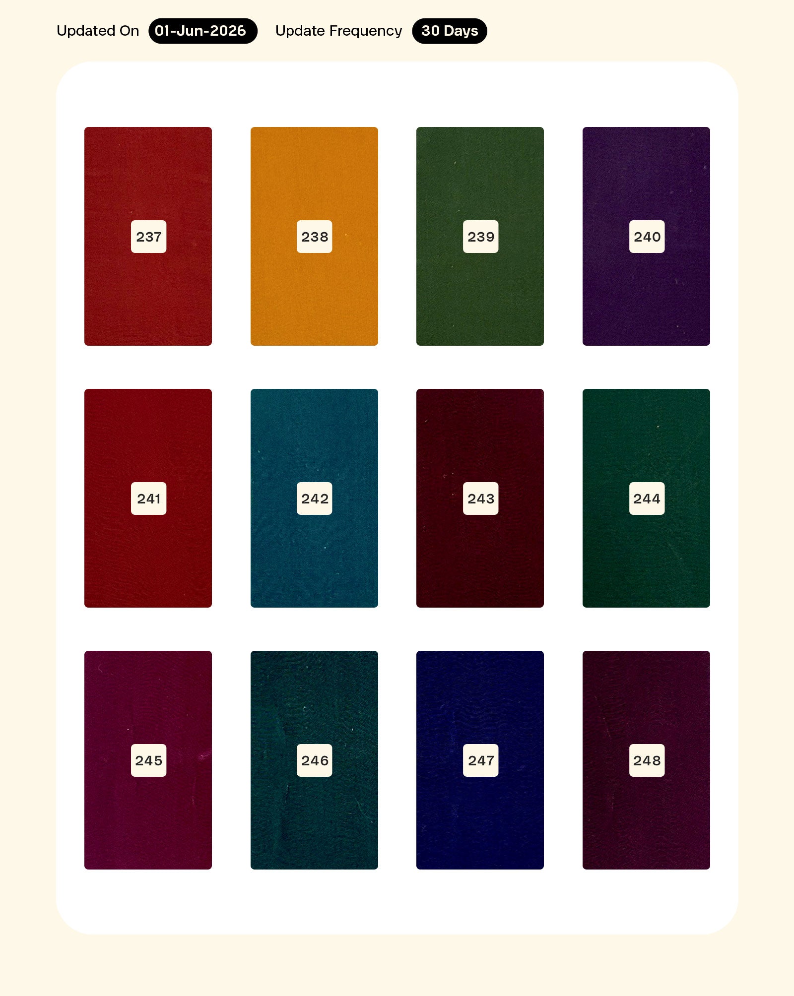 Viscose Natural Crepe Mill Dyed Fabric 44"