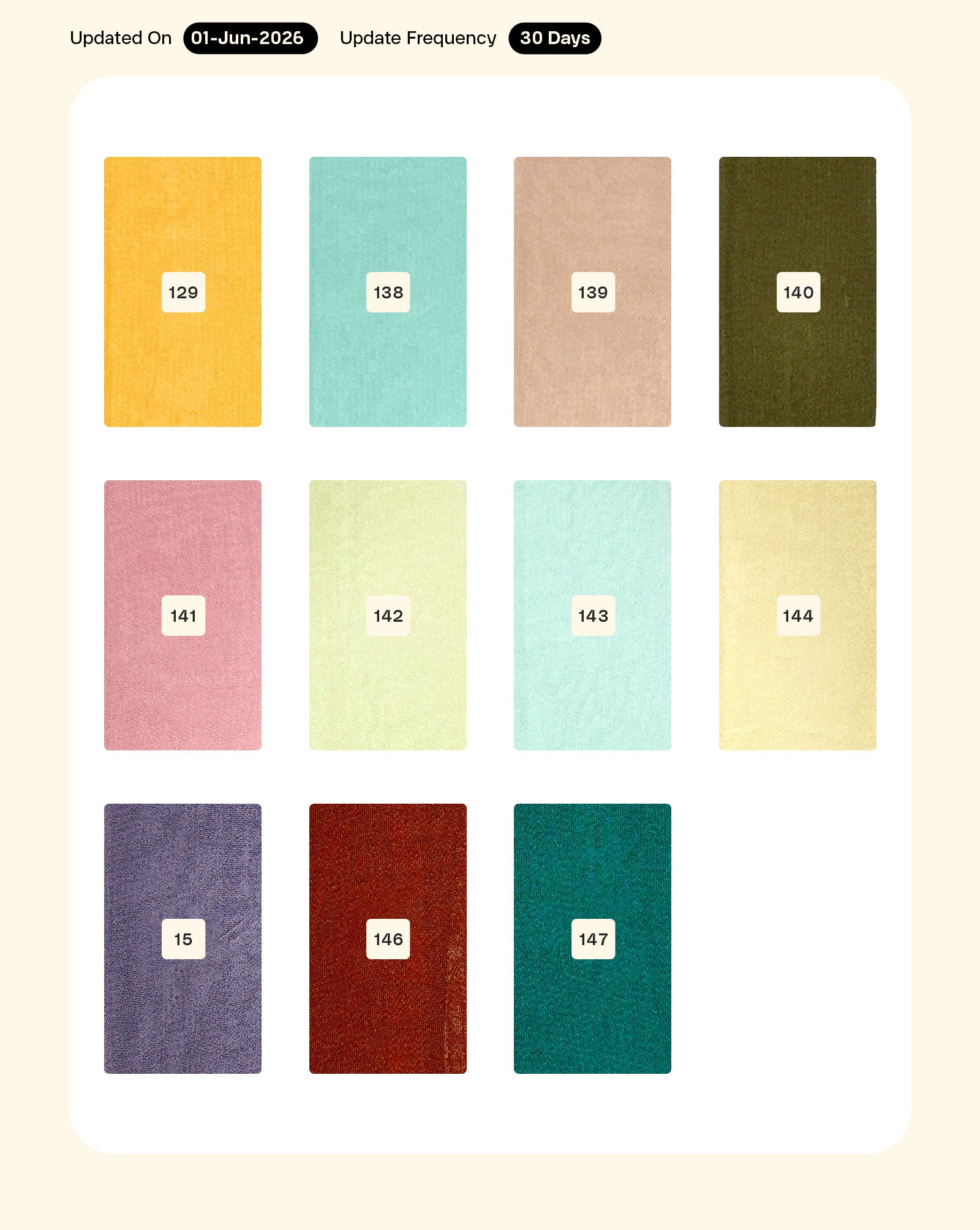 Viscose Georgette Mill Dyed Fabric 44"