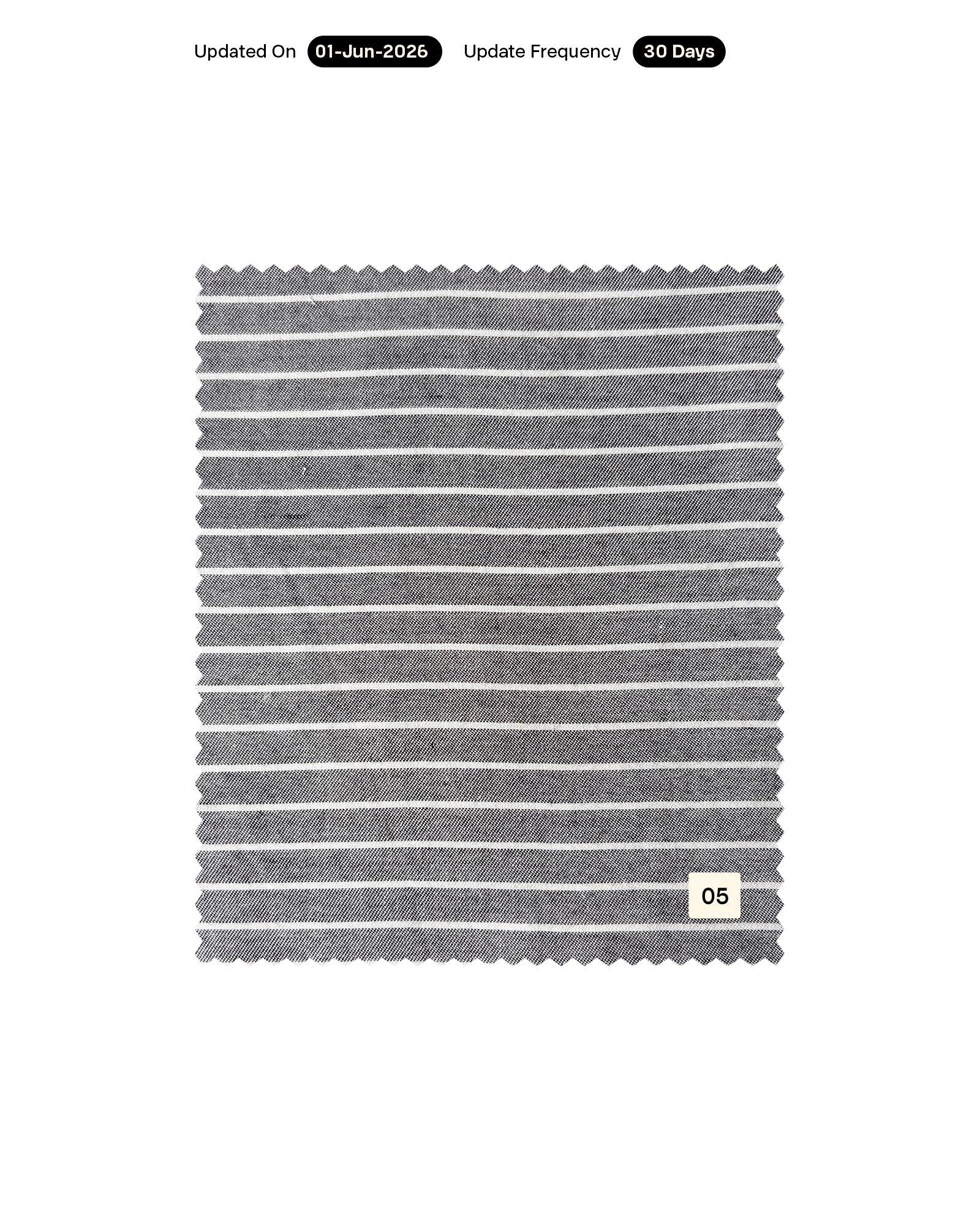 Modal Chambry Single Stripe Yarn Dyed Fabric 58"