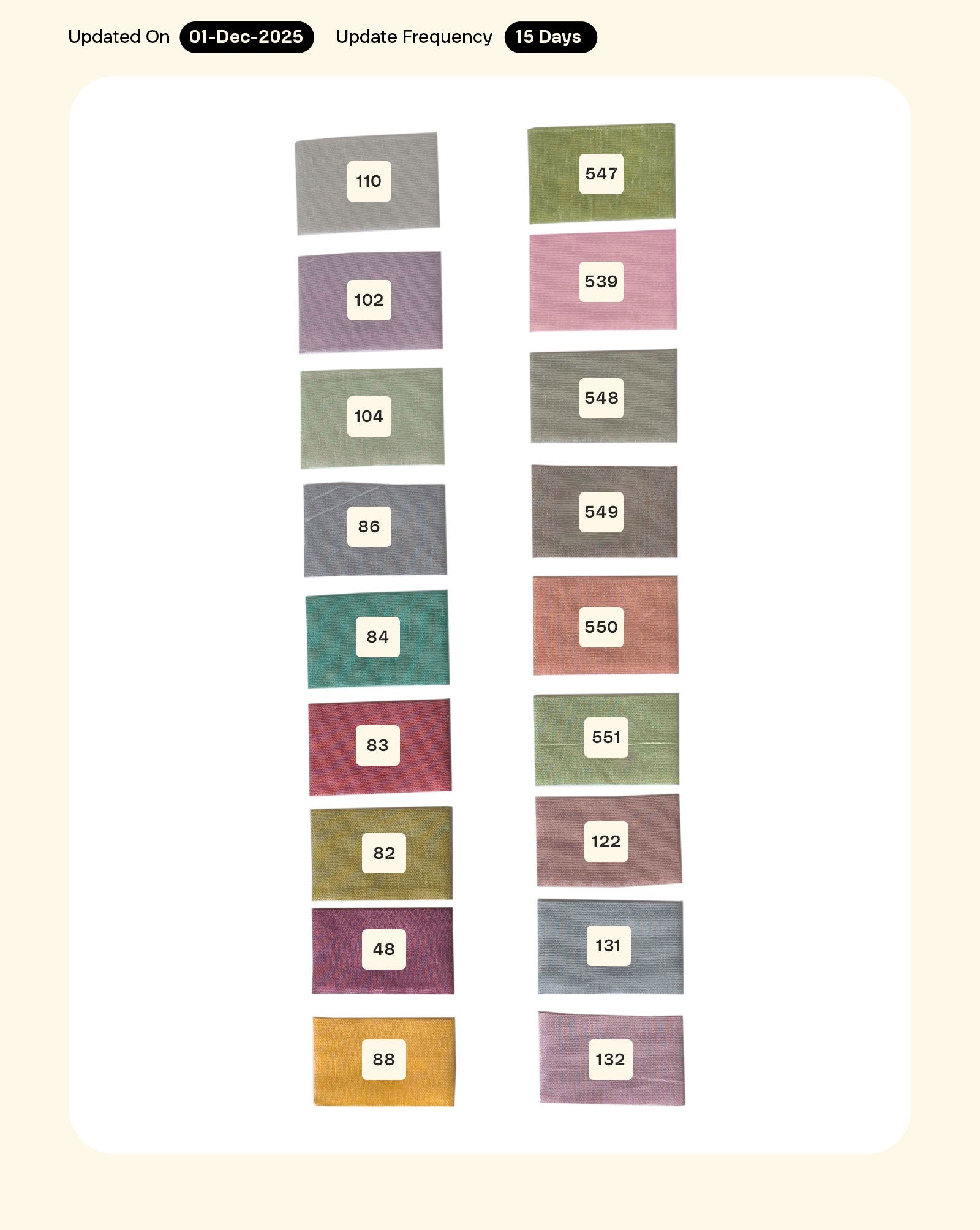 Poly Viscose Mill Dyed Fabric (Modal Chanderi) - 6 kg