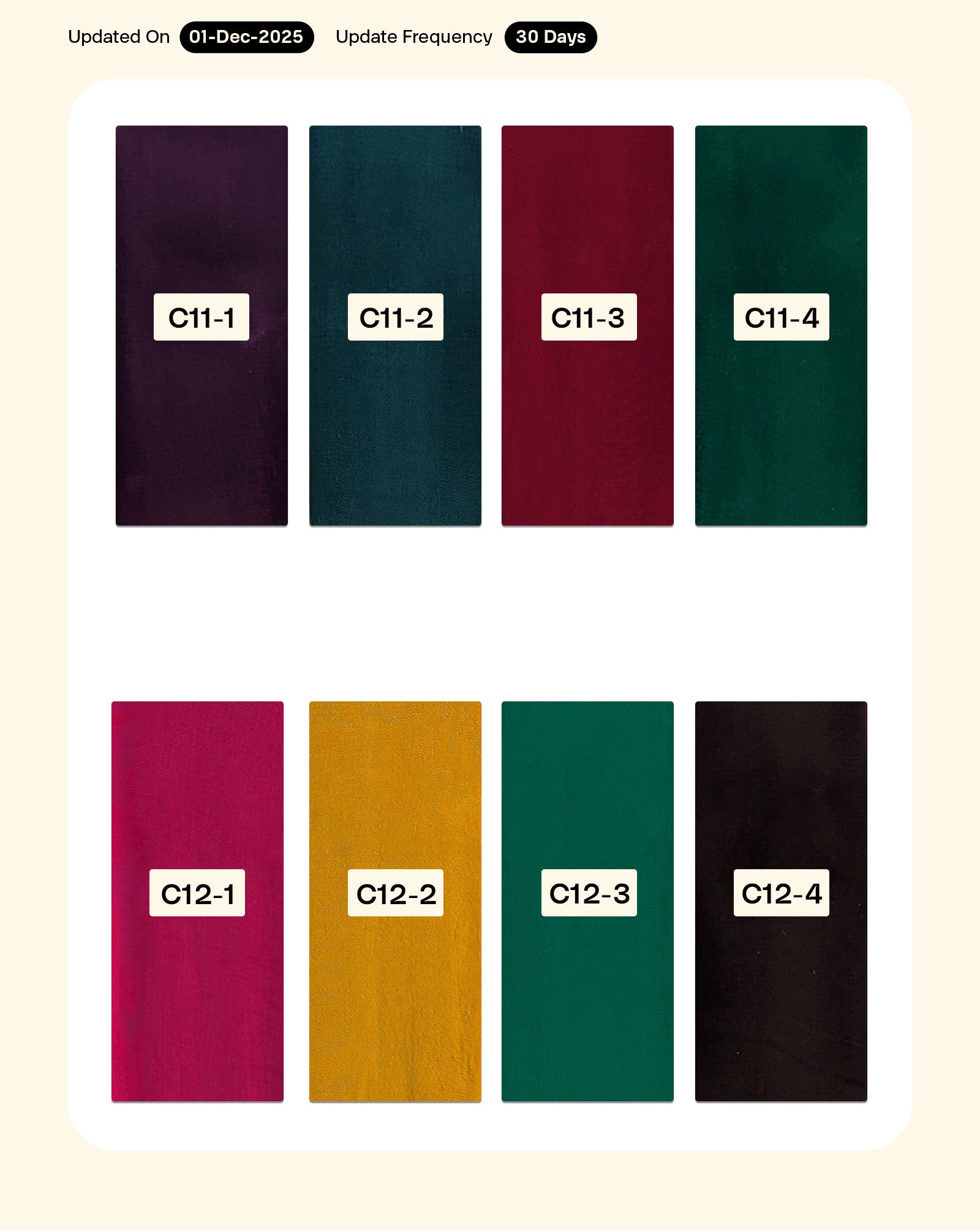 Viscose Natural Crepe Mill Dyed Fabric 8 kg