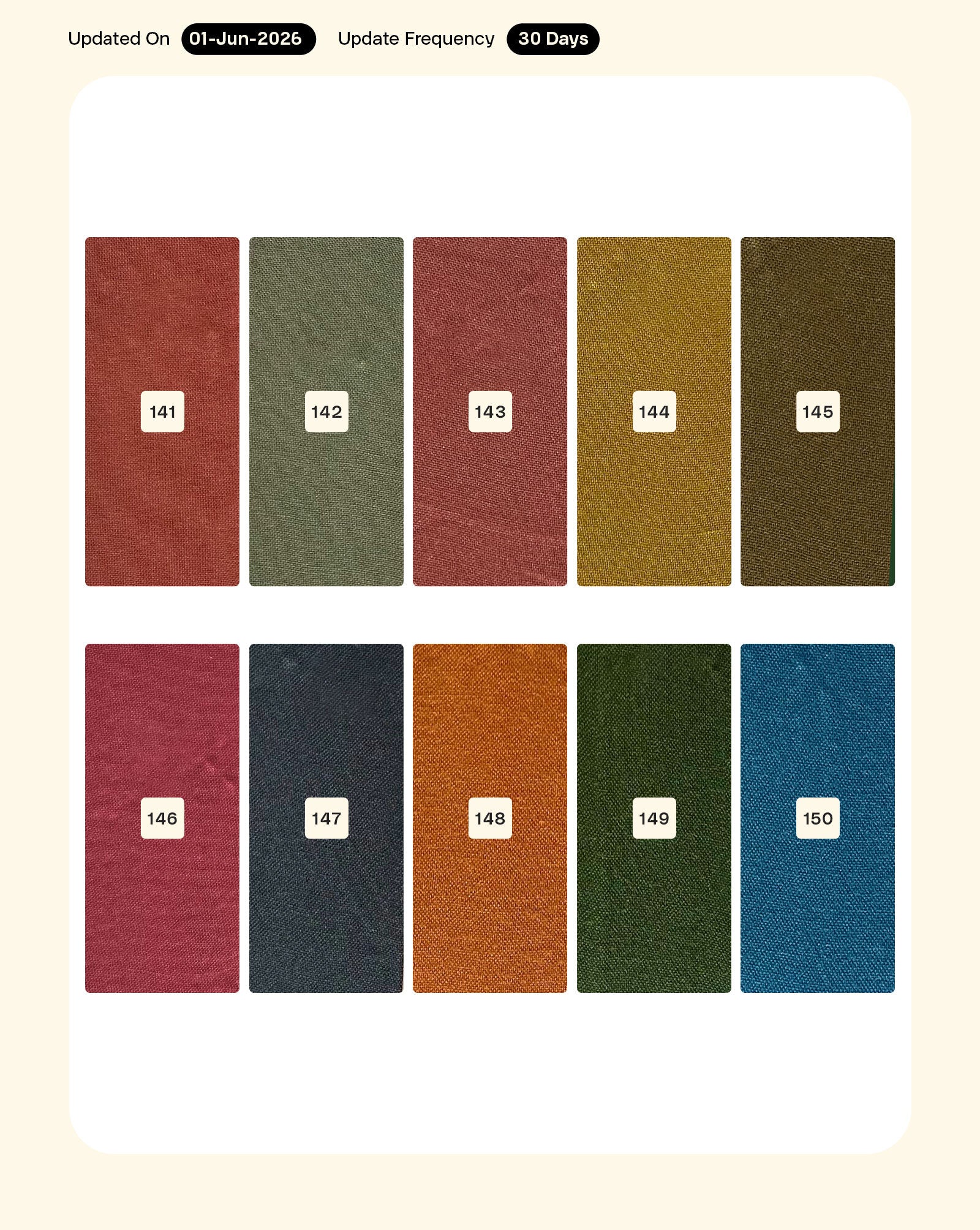 30s Liva Rayon Plain Fabric 44" - 14 kg