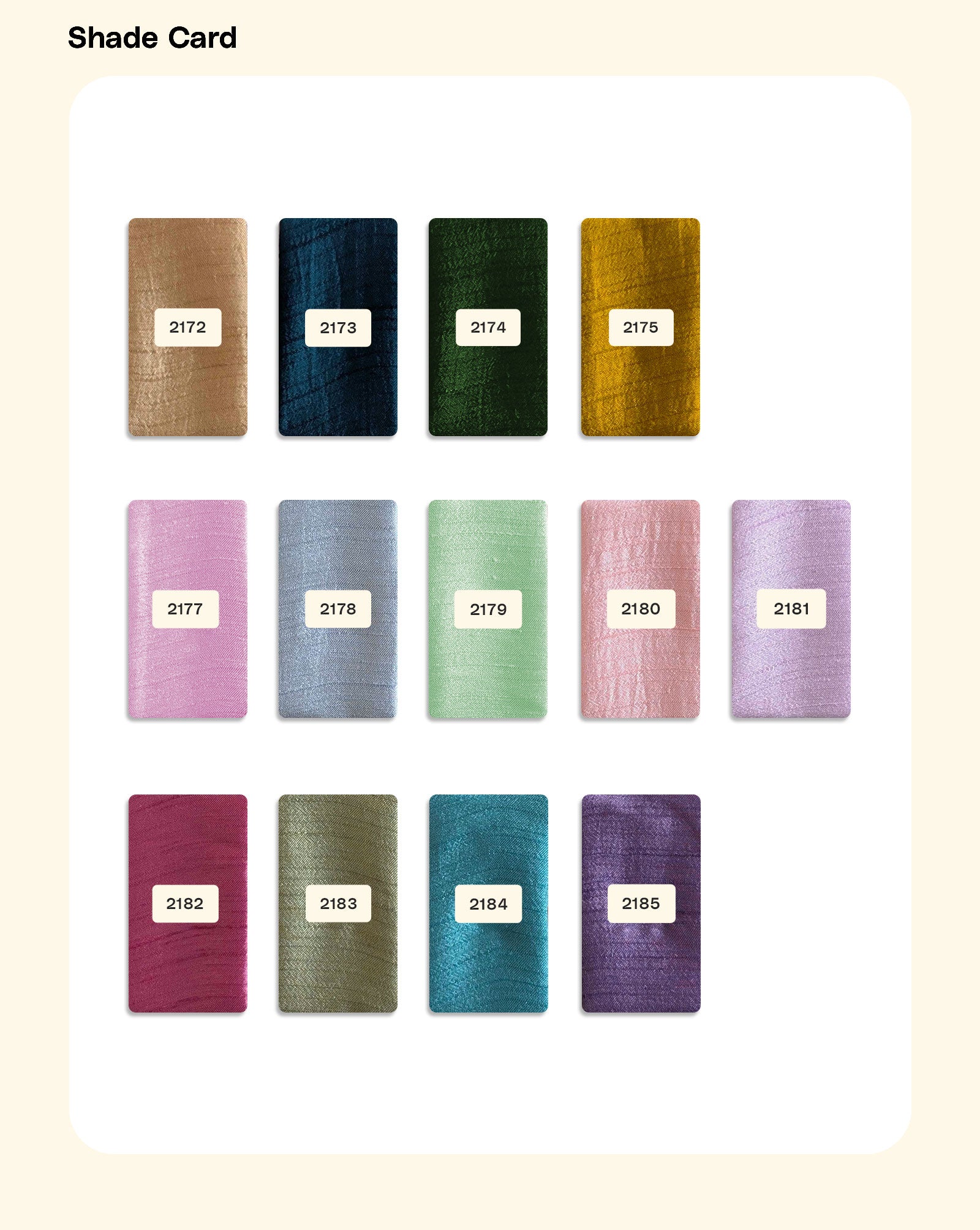 Poly Slub Satin Fabric - 11.5 kg
