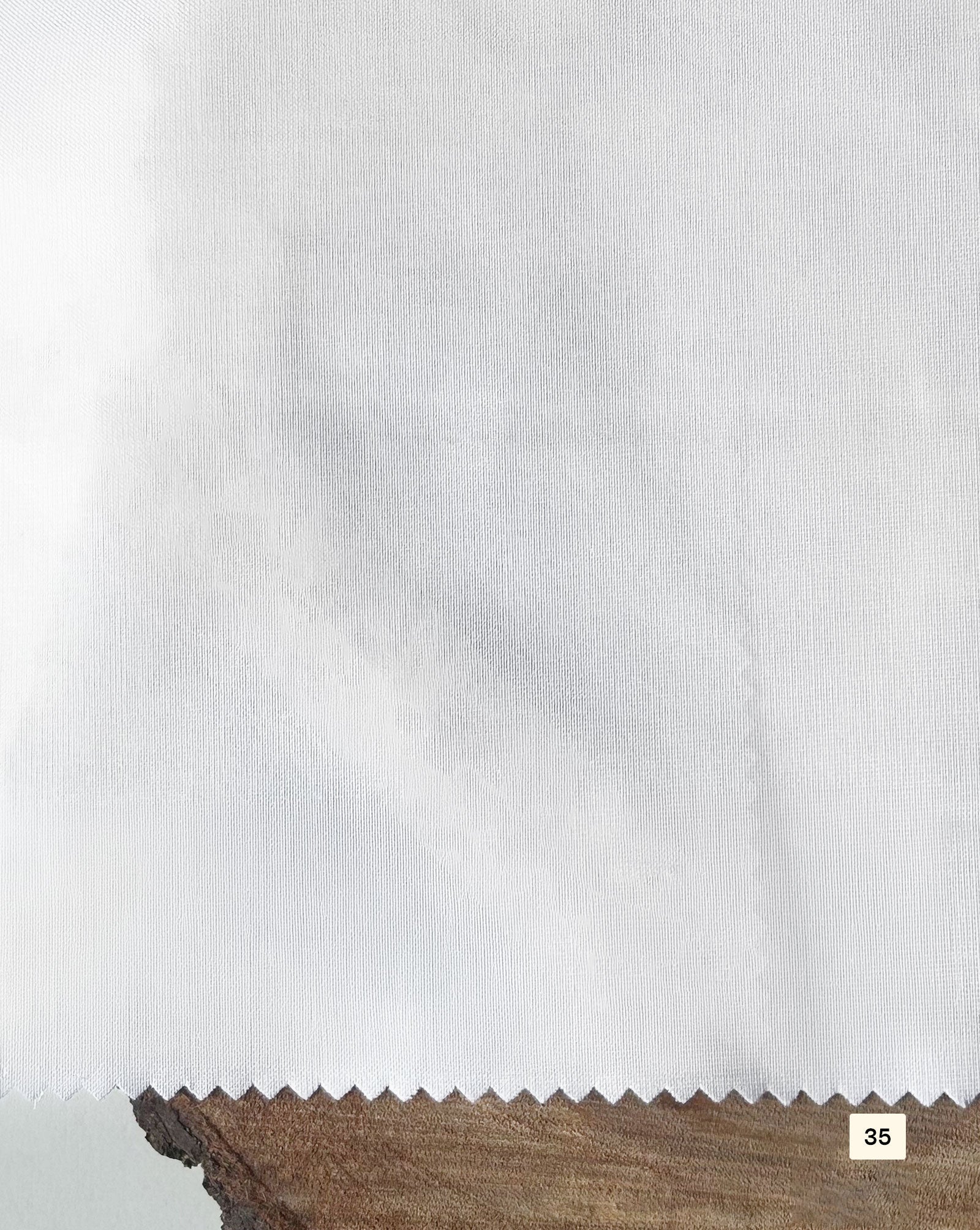 Cotton Poly Oxford White Fabric 58"