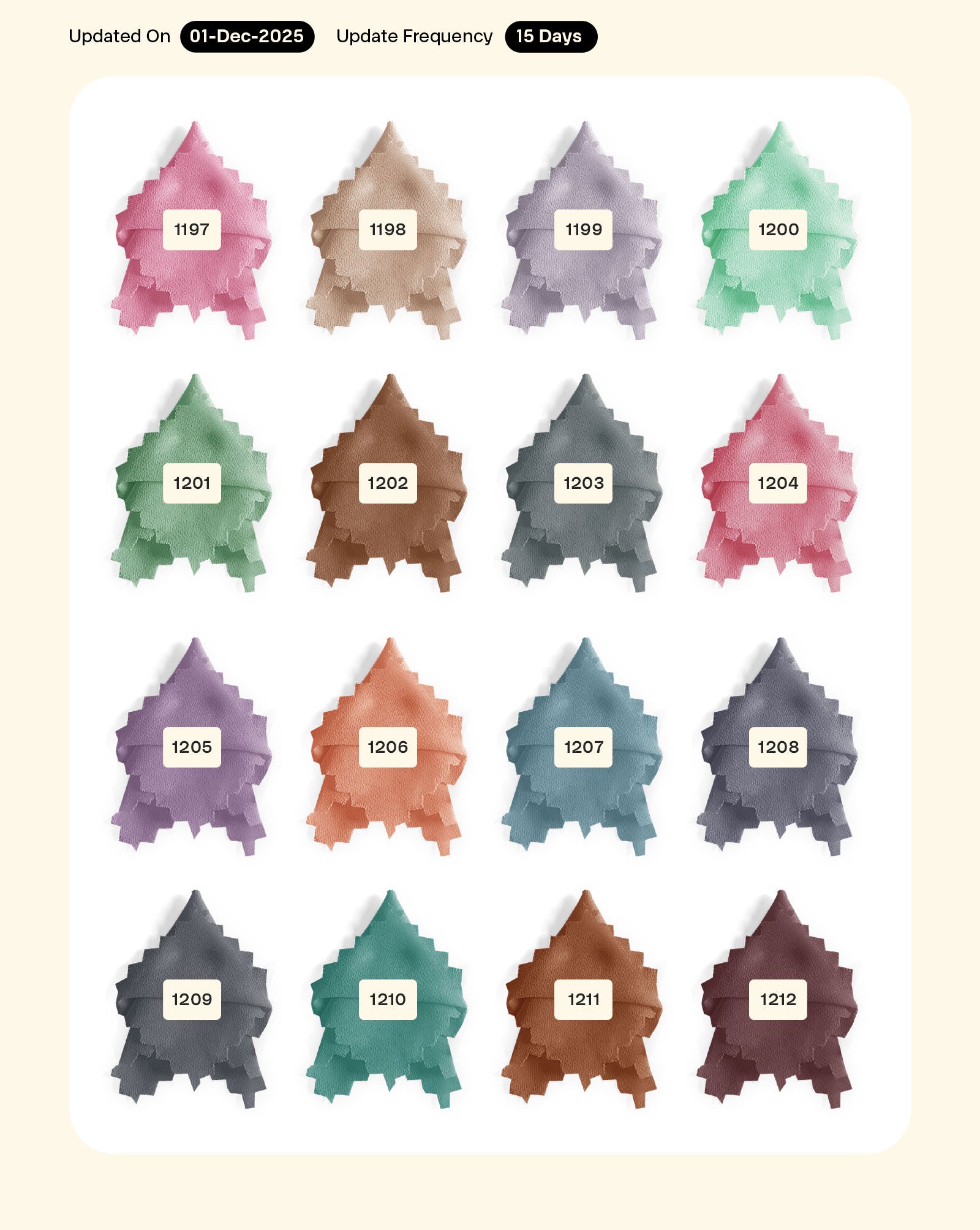 Poly Faux Georgette Mill Dyed Fabric - 7 kg