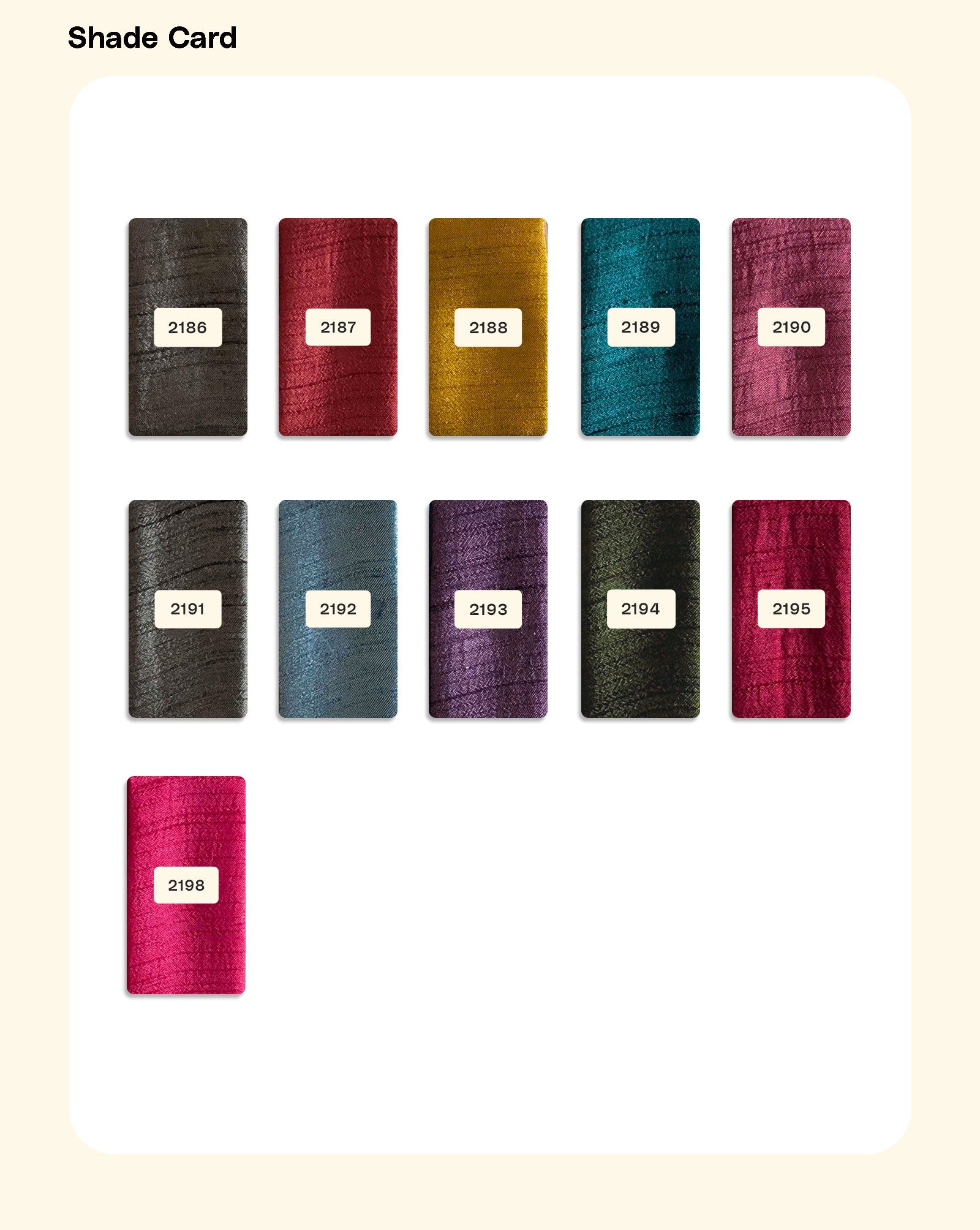 Poly Slub Satin Fabric - 11.5 kg