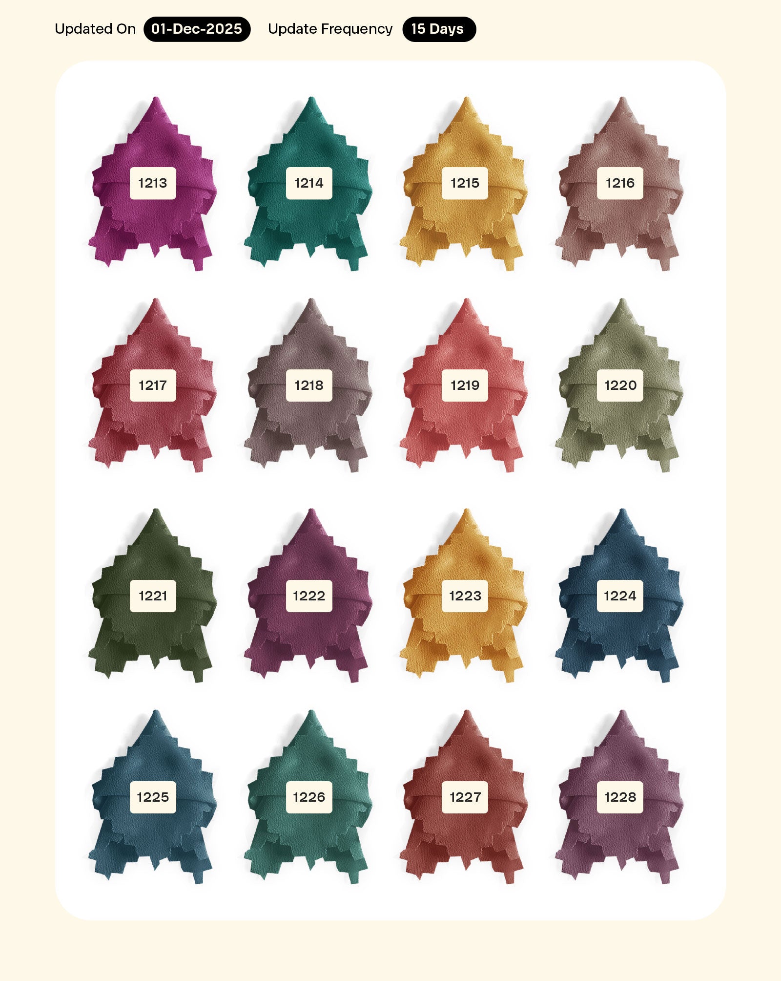 Poly Faux Georgette Mill Dyed Fabric - 7 kg