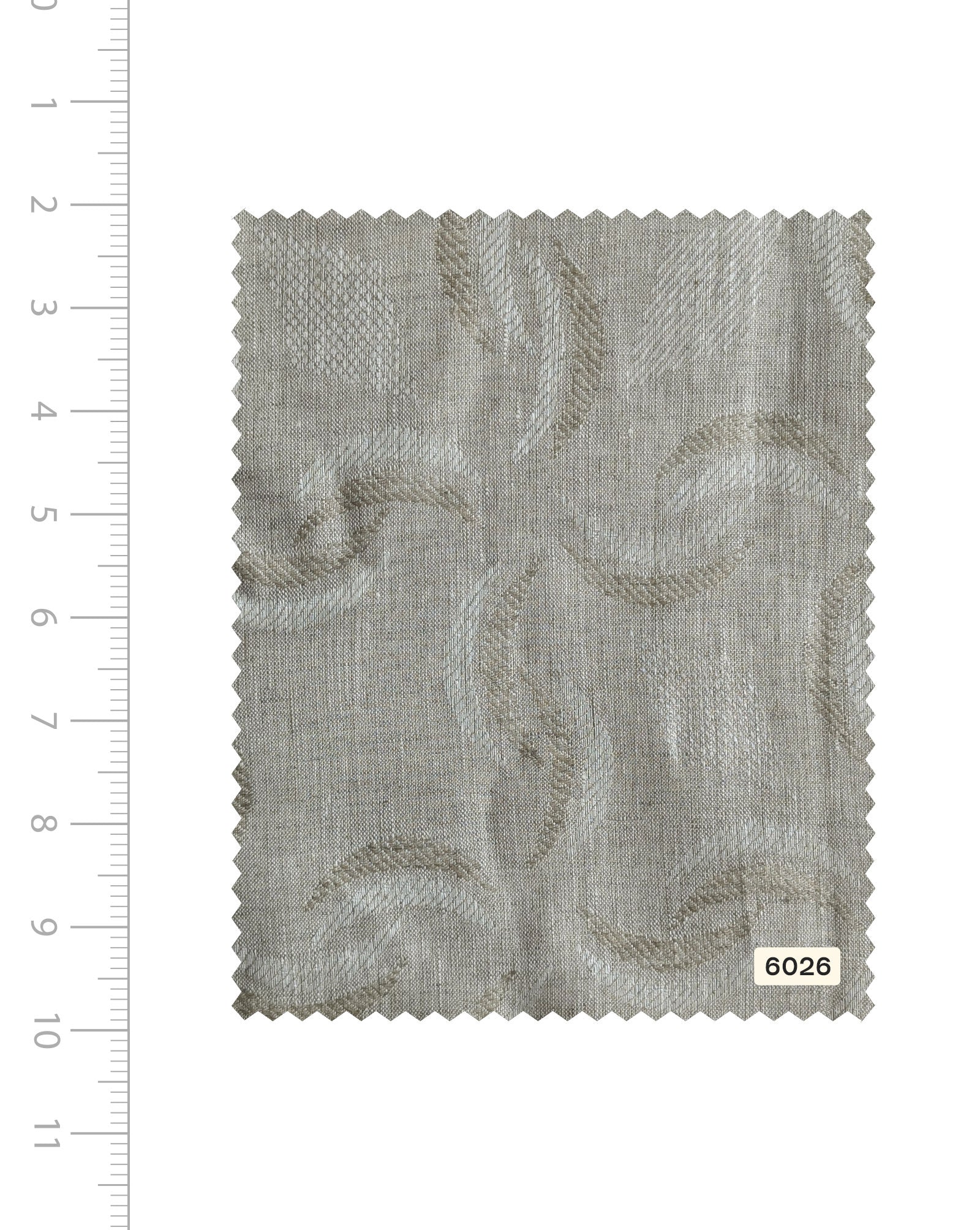 Natural 60 Lea Pure Jacquard Linen Fabric 58"