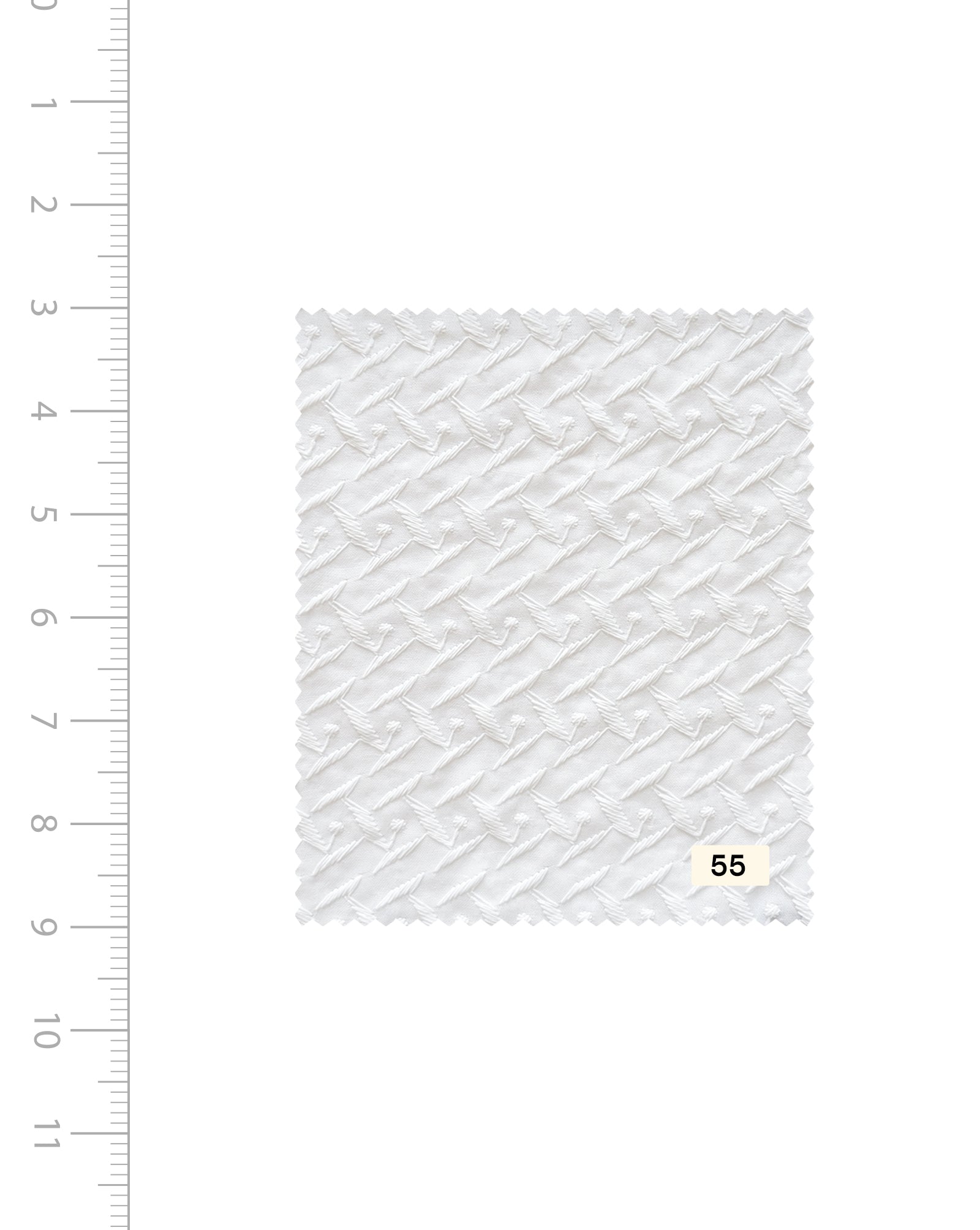 Blended Cotton Schiffli Embroidery Fabric (Bleached)