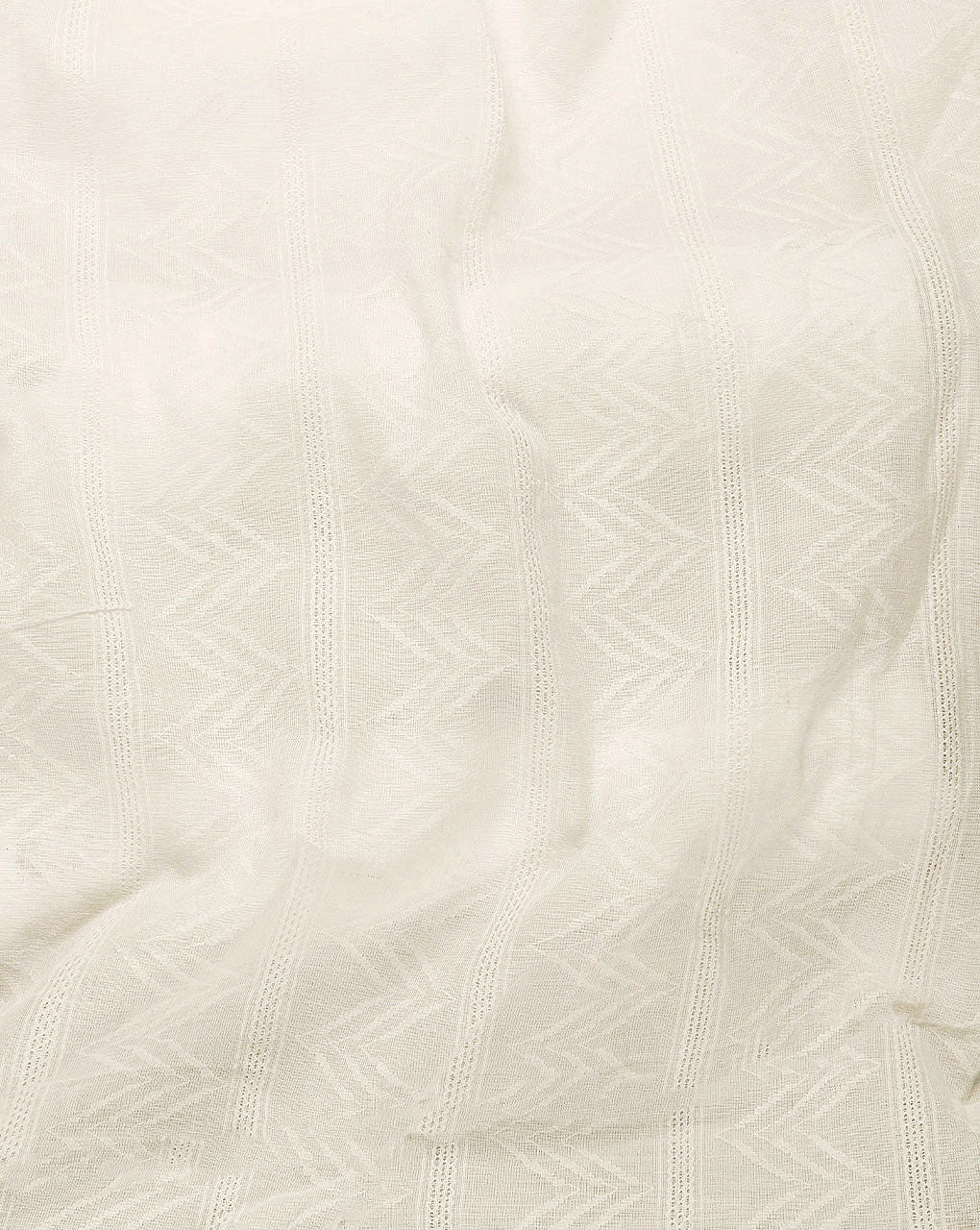 Greige Chevron Dobby Cotton Fabric