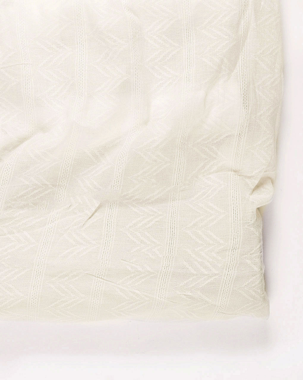 Greige Chevron Dobby Cotton Fabric