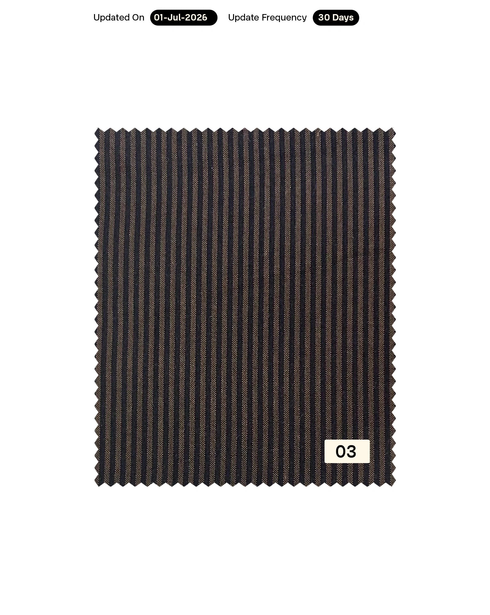 Cotton Black Stripe Oxford Yarn Dyed Fabric 60"