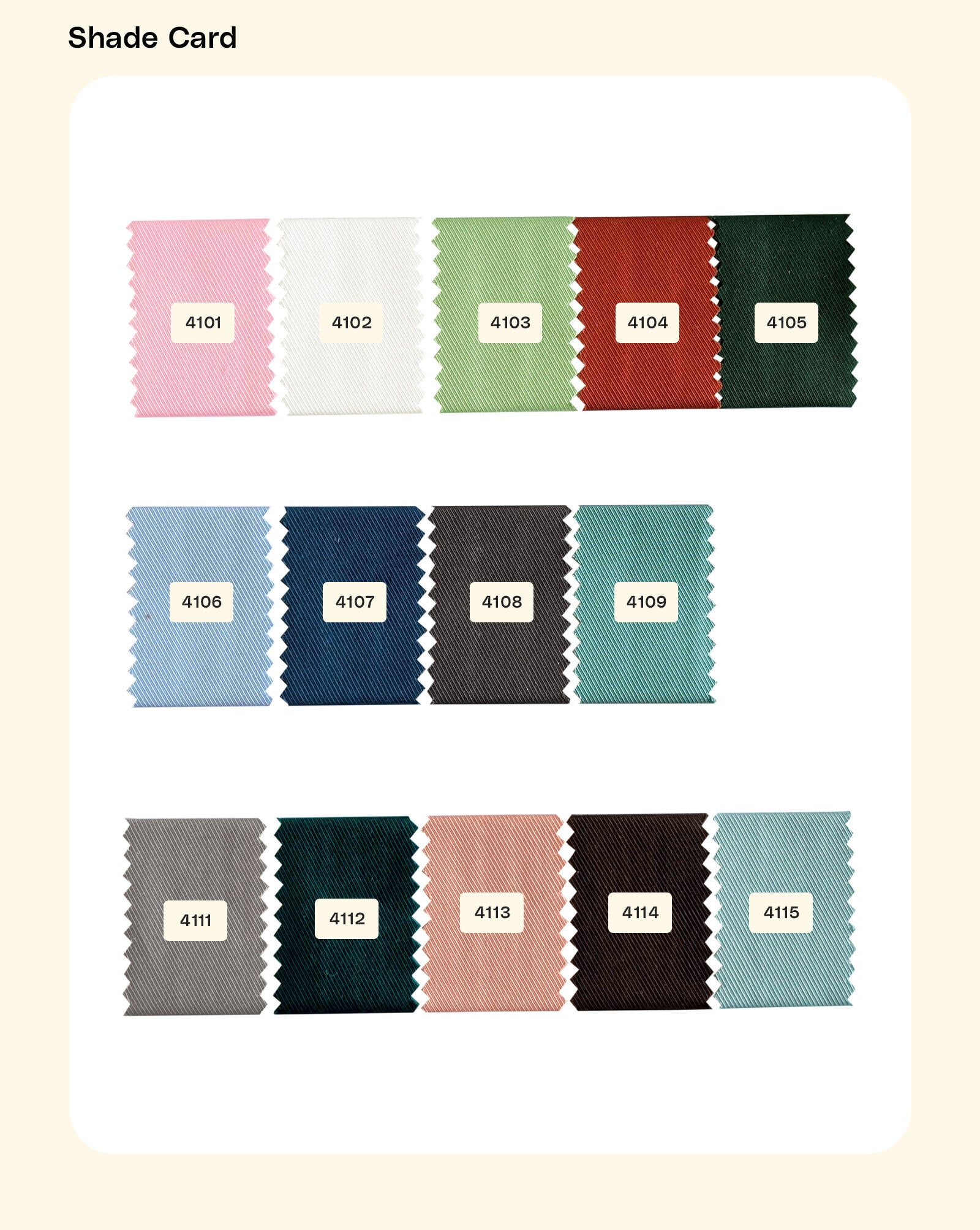 Heavy Cotton Twill Mill Dyed Fabric 57" (American Twill)