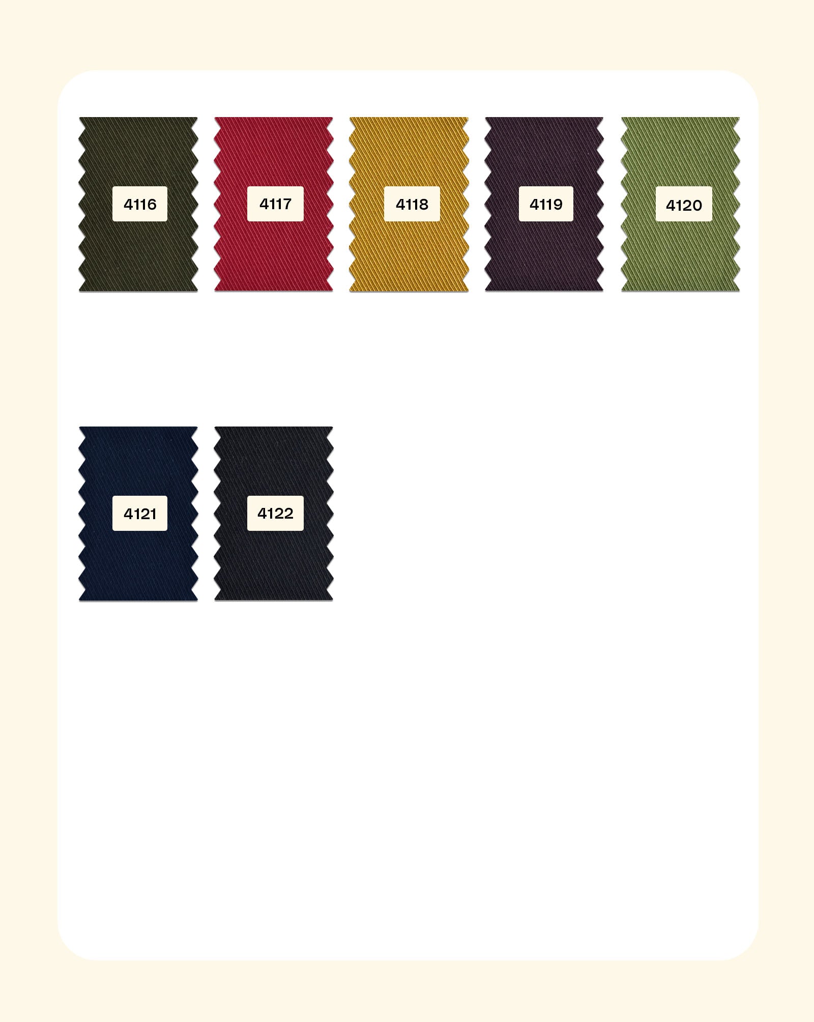 Heavy Cotton Twill Mill Dyed Fabric 57" (American Twill)