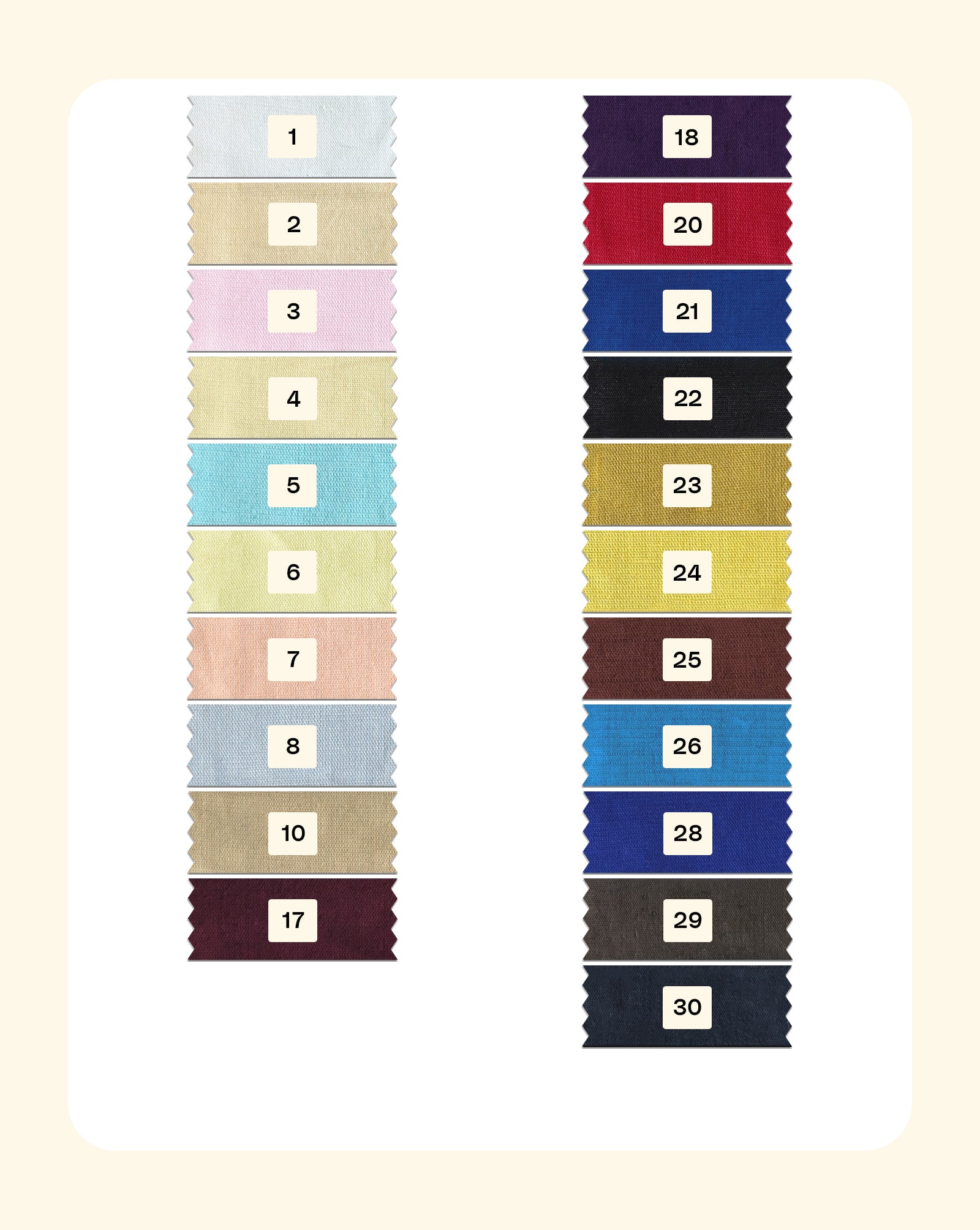 80% Cotton 20% linen Mill Dyed Fabric 58"