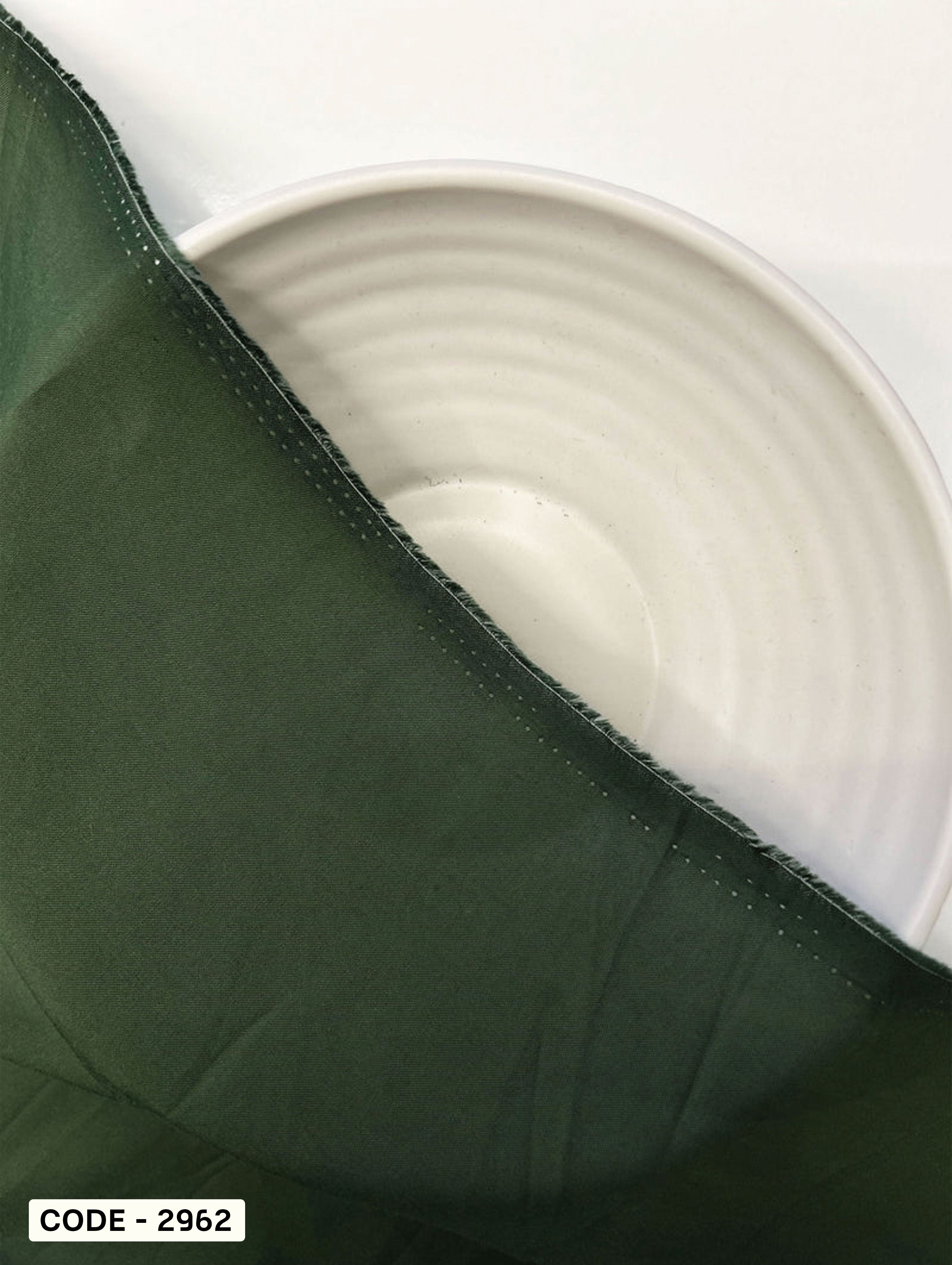 Green 60s Modal Plain Mill Dyed Fabric 58"