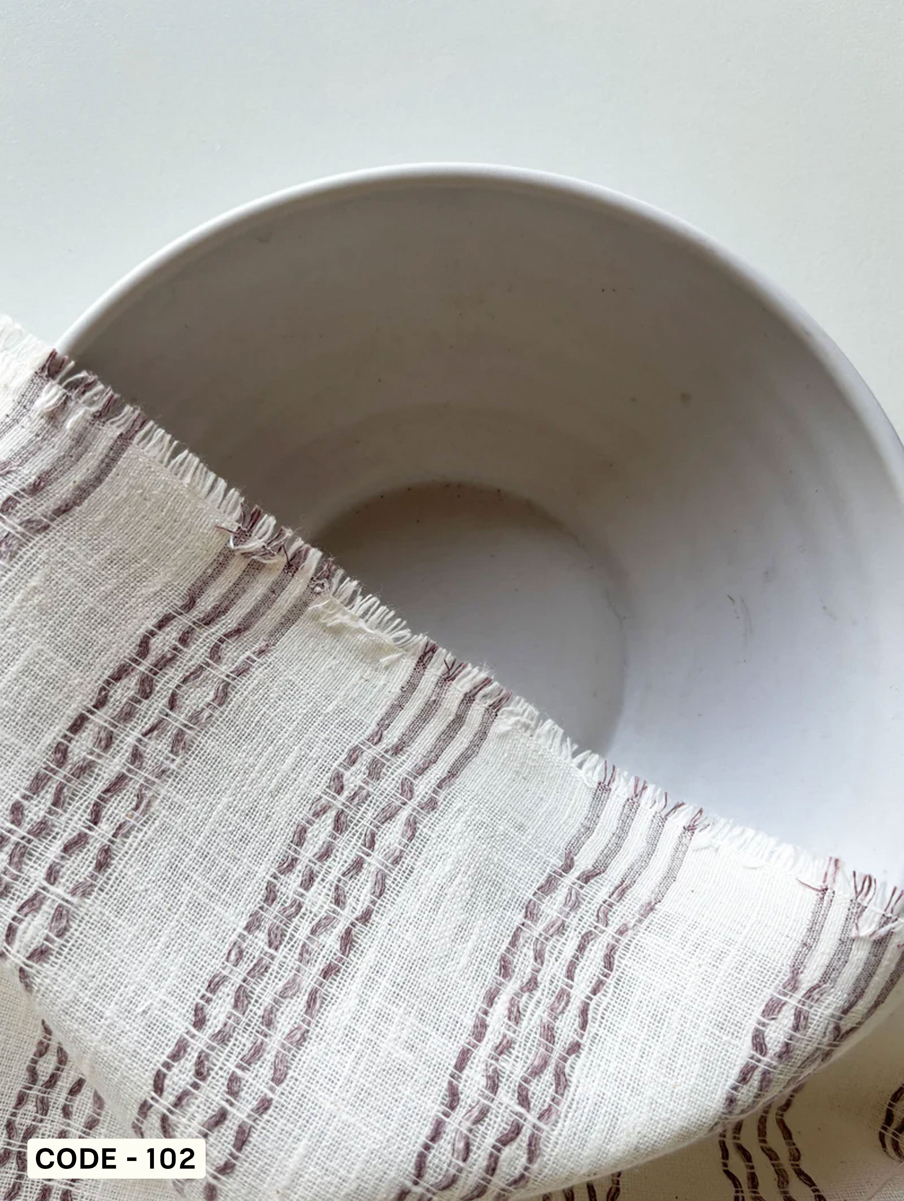 Loom Textured Blended Cotton Dobby Yarn Dyed Fabric 57"