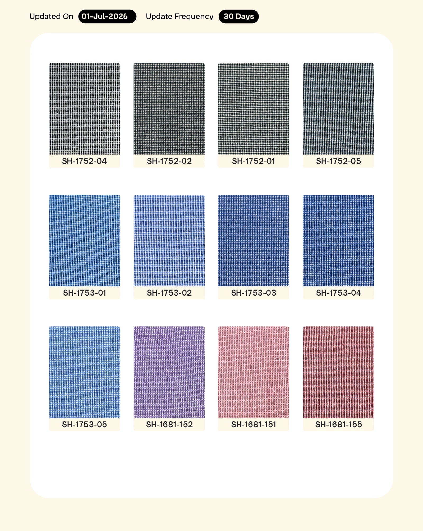Poly Cotton Filafil Yarn Dyed Fabric 56"
