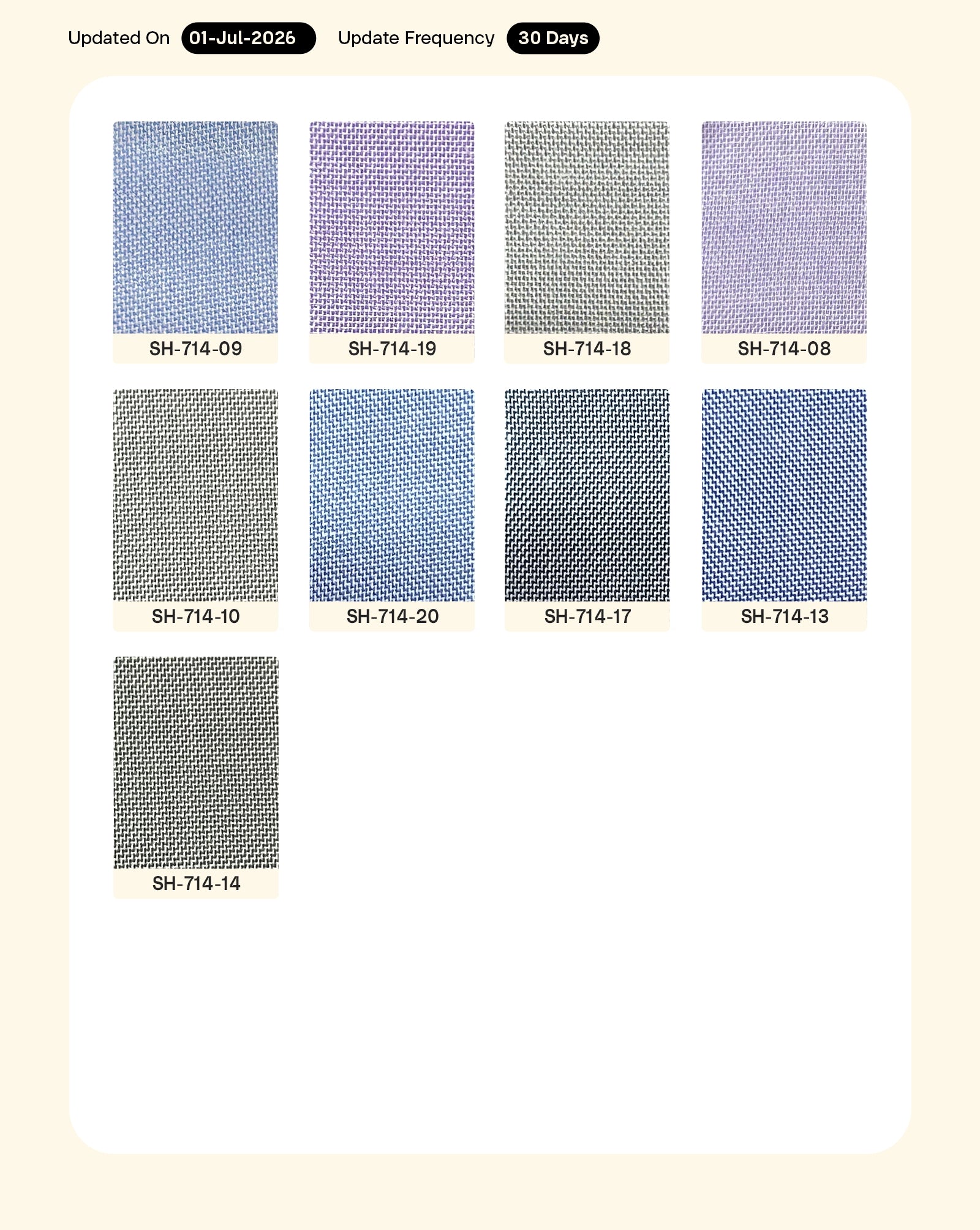 Poly Cotton Chambray Yarn Dyed Fabric 56"
