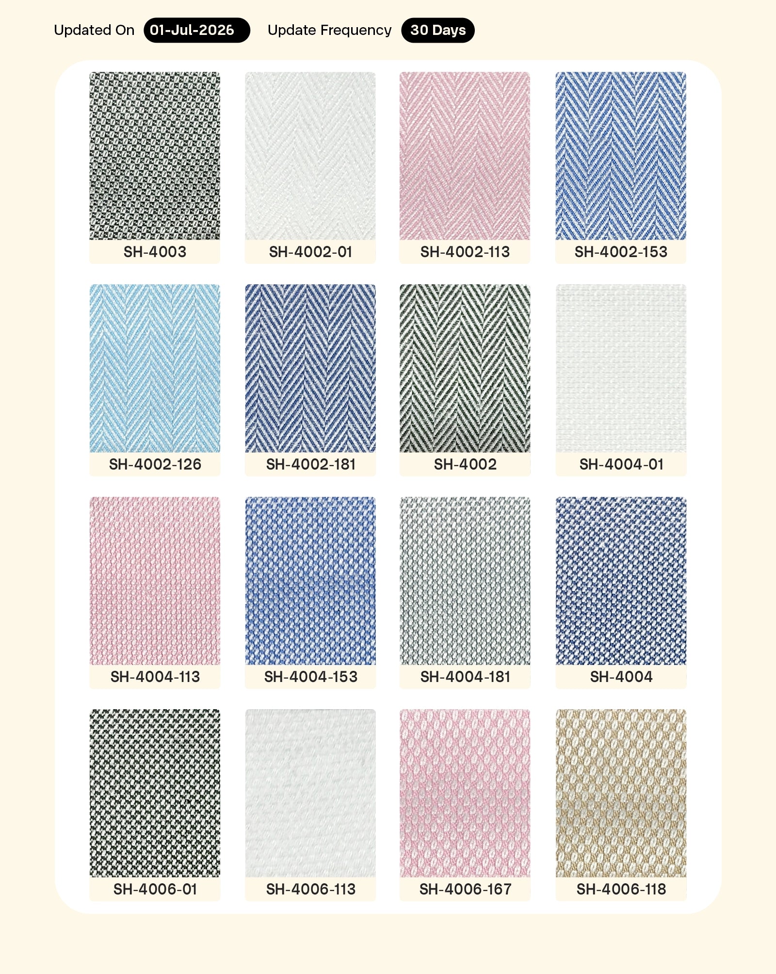 Poly Cotton Dobby Yarn Dyed Fabric 56"