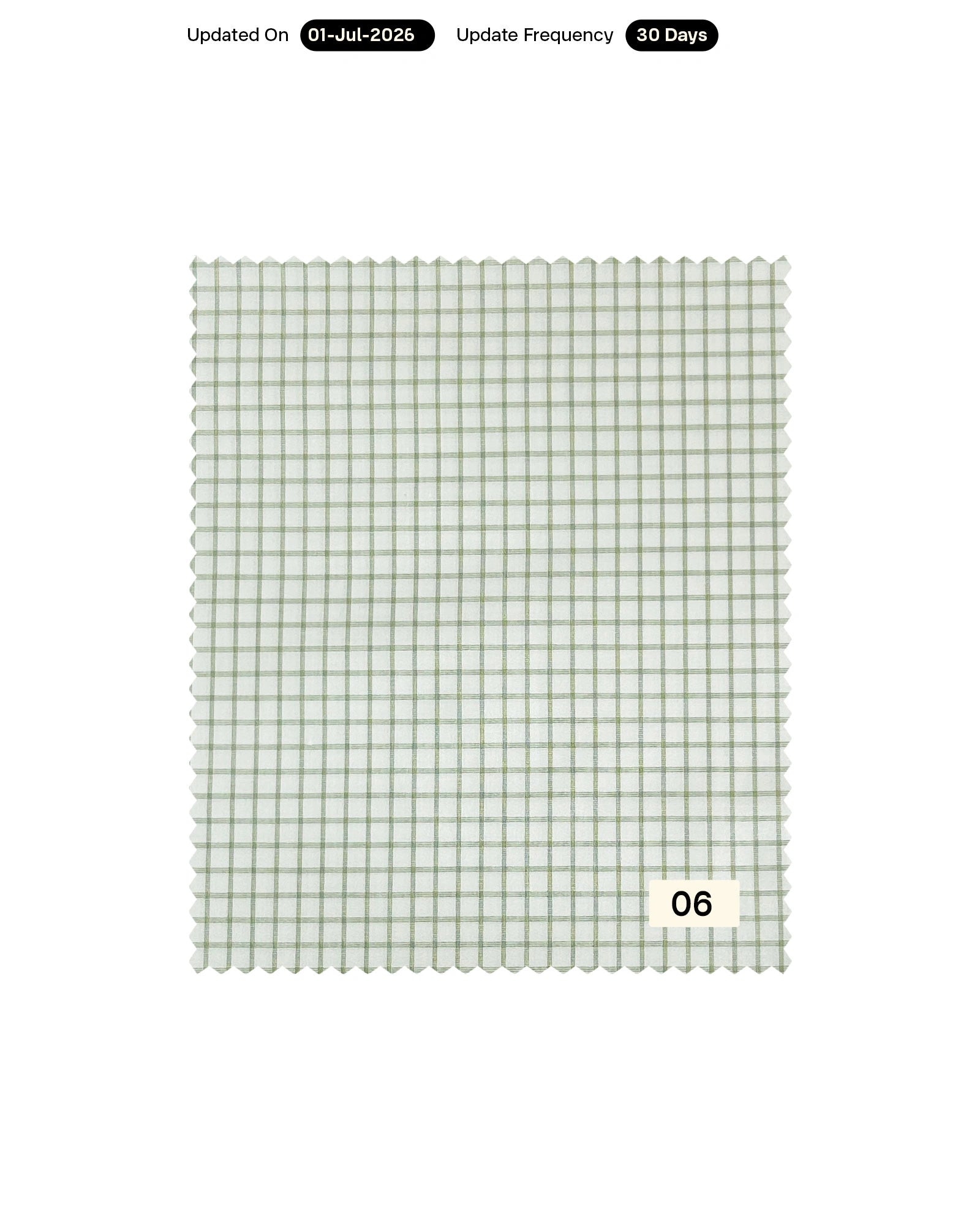 Poly Bamboo Checks Yarn Dyed Fabric 58"