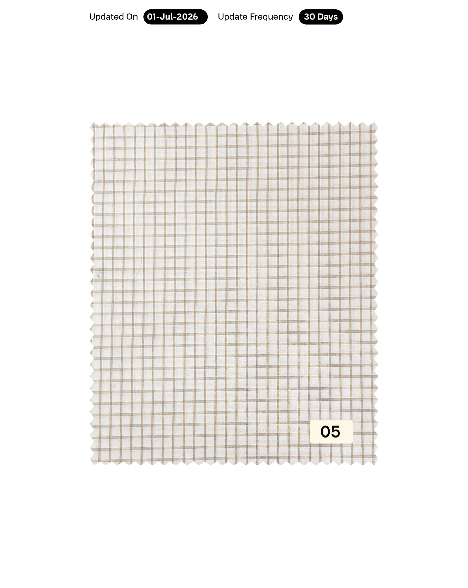 Poly Bamboo Checks Yarn Dyed Fabric 58"