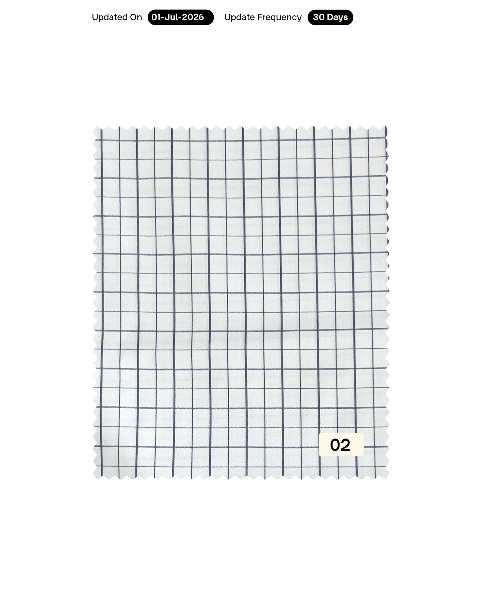 Poly Bamboo Checks Dobby Yarn Dyed Fabric 58"
