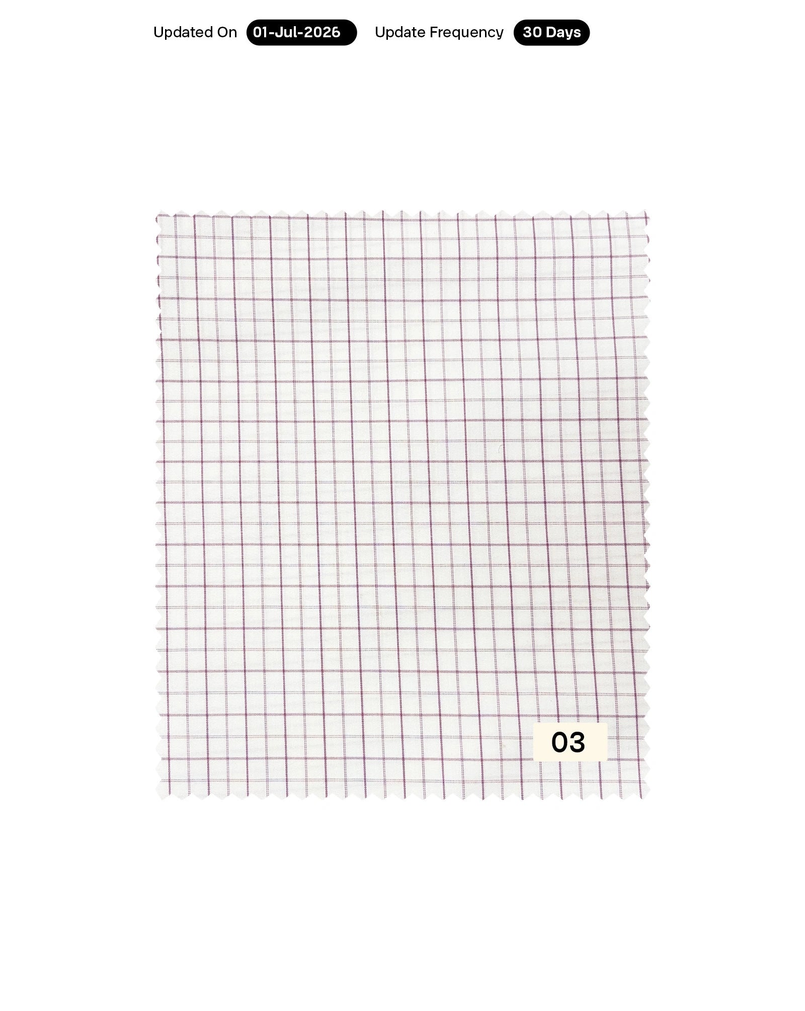 Poly Bamboo Checks Yarn Dyed Fabric 58"