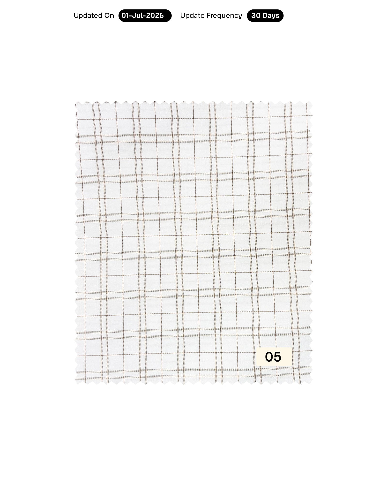Poly Bamboo Checks Yarn Dyed Fabric 58"