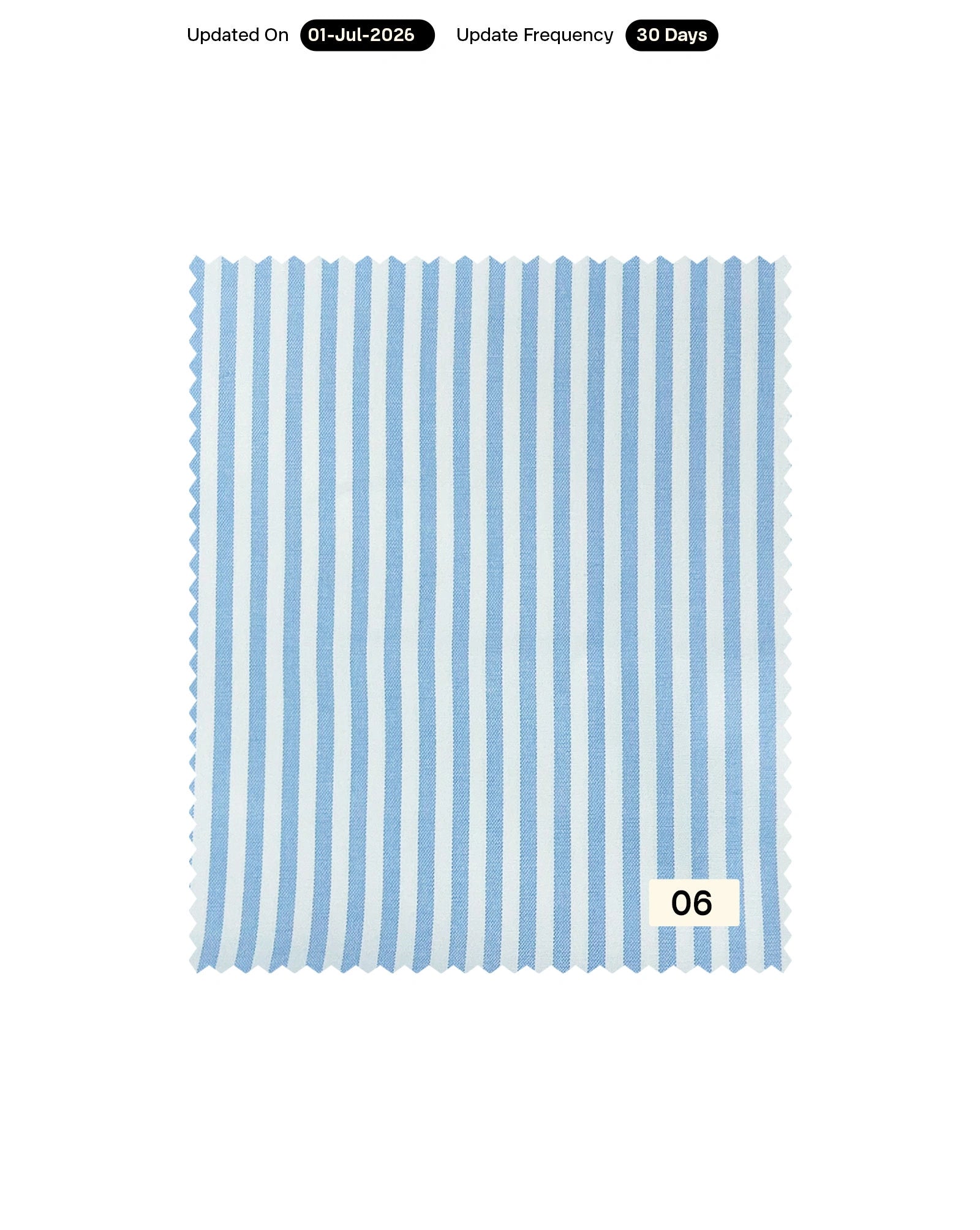 Cotton Poly Stripes Yarn Dyed Fabric 58"