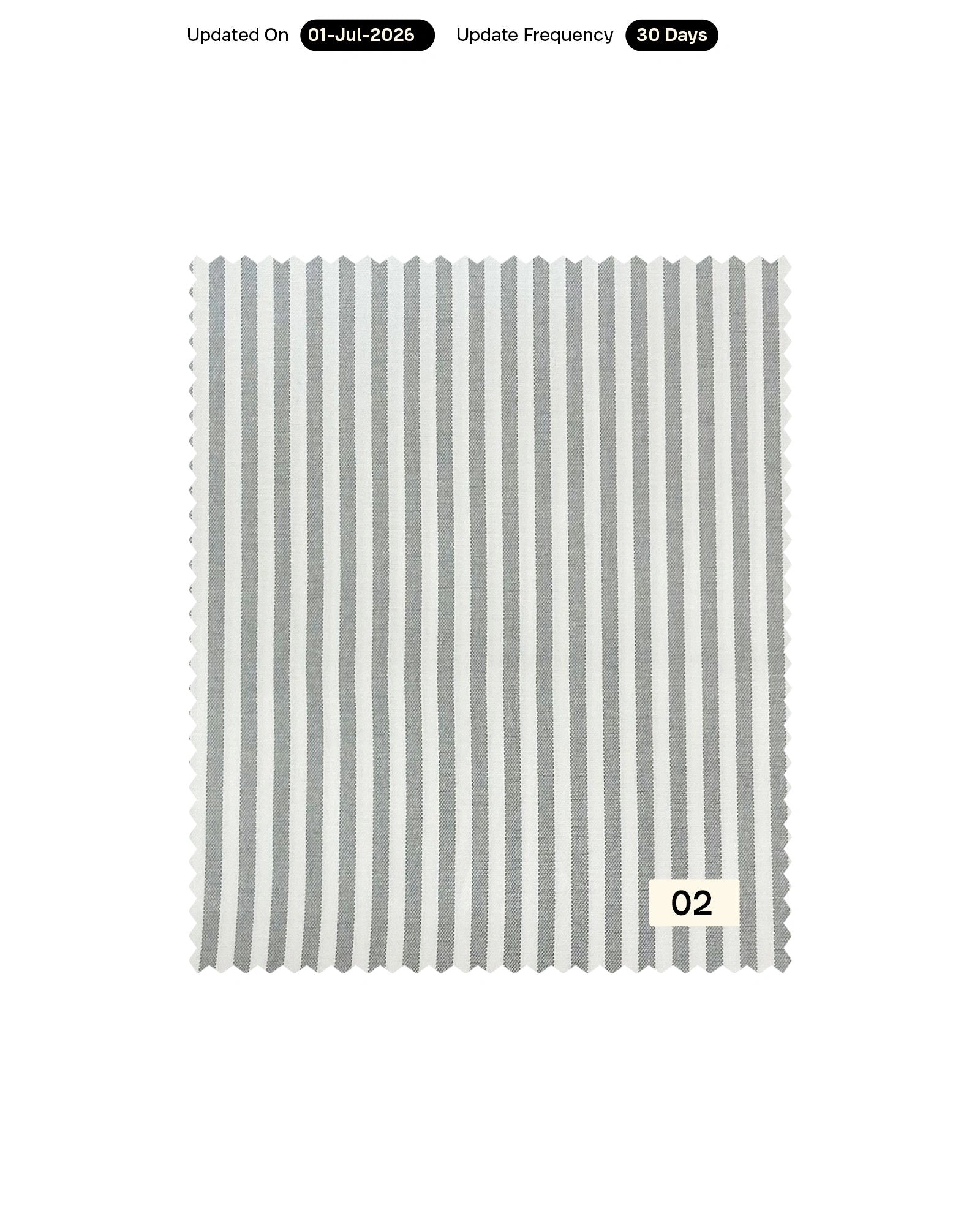 Cotton Poly Stripes Yarn Dyed Fabric 58"