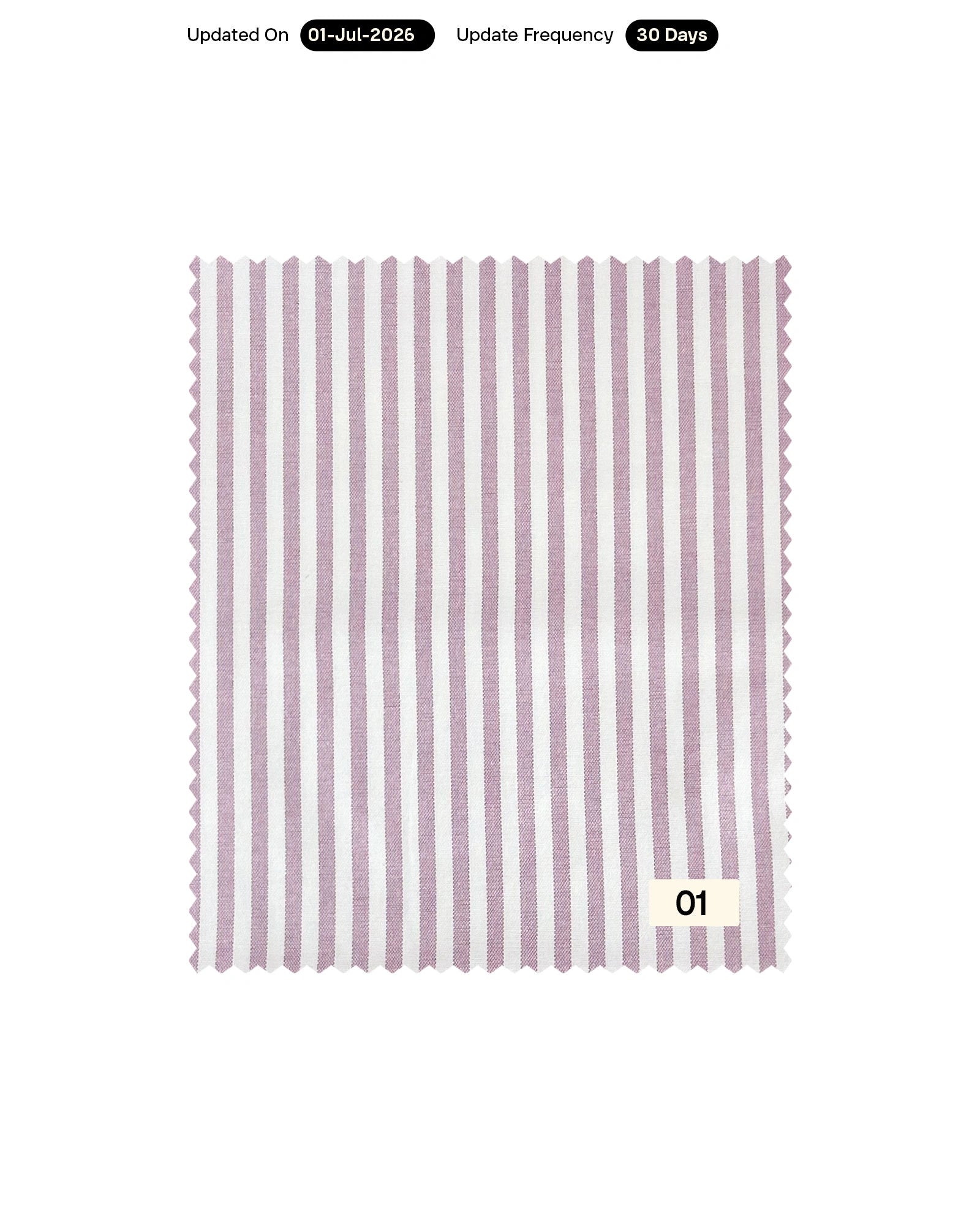 Cotton Poly Stripes Yarn Dyed Fabric 58"