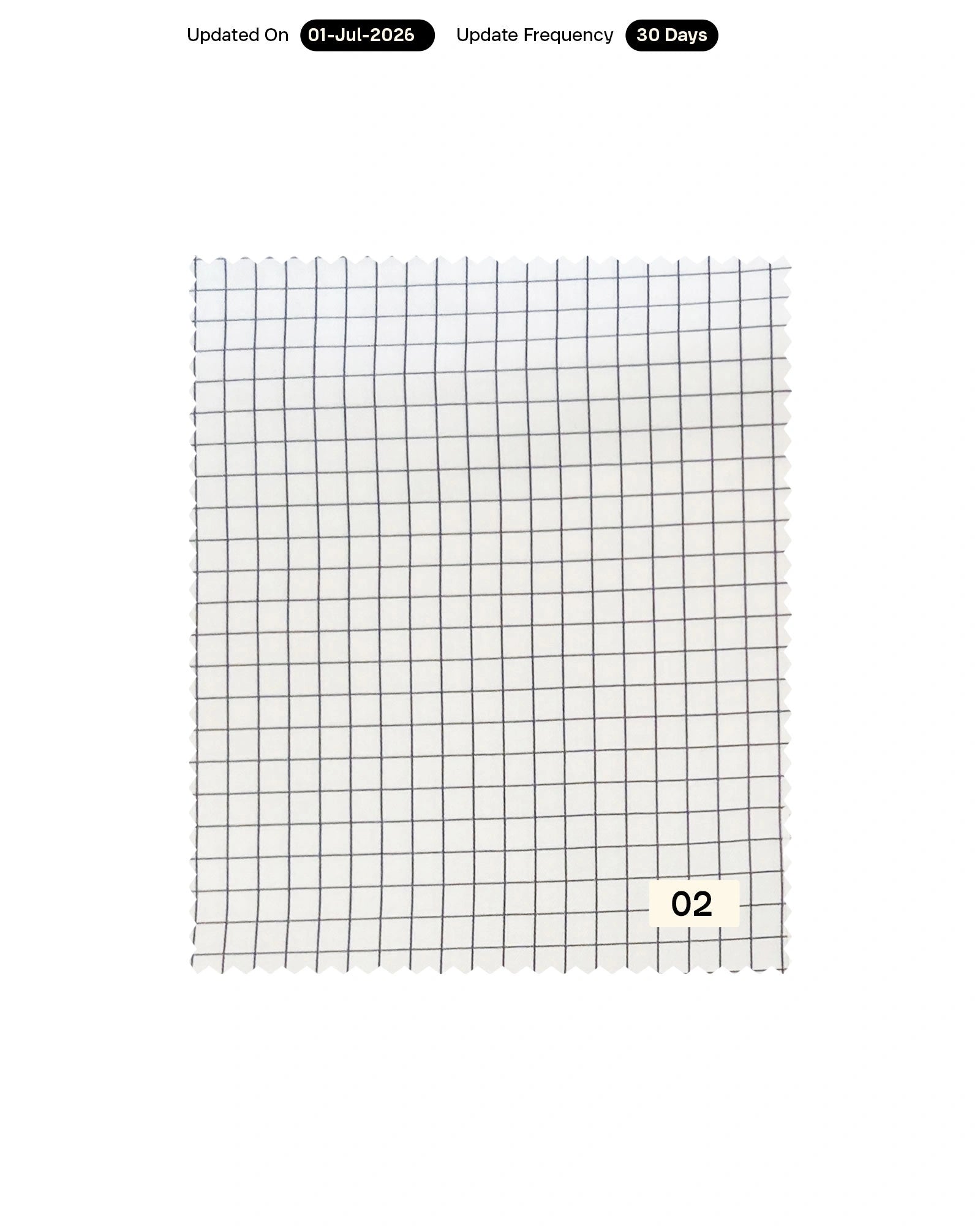 Poly Bamboo Checks Dobby Yarn Dyed Fabric 58"