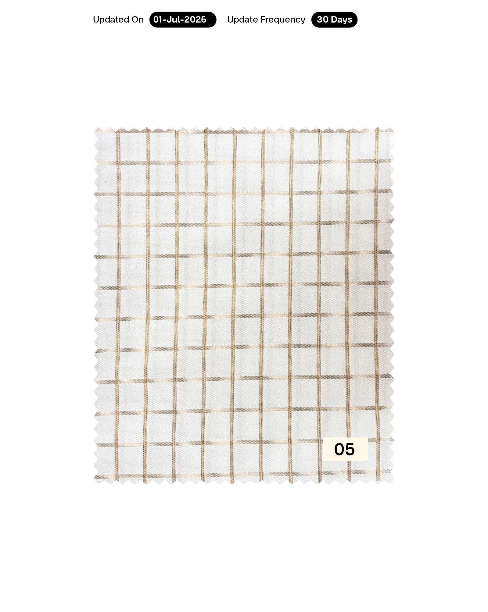 Poly Bamboo Checks Dobby Yarn Dyed Fabric 58"