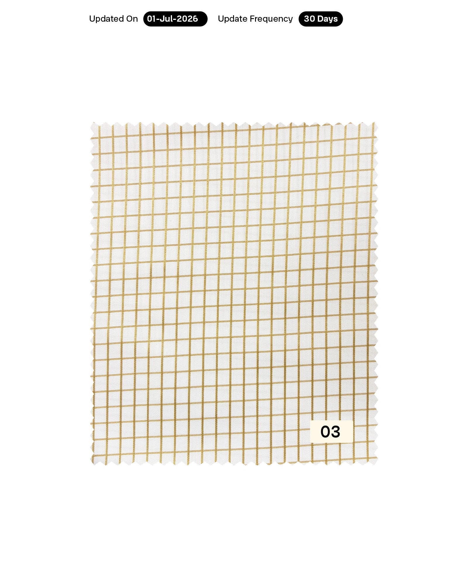 Poly Bamboo Twill Checks Yarn Dyed Fabric 58"